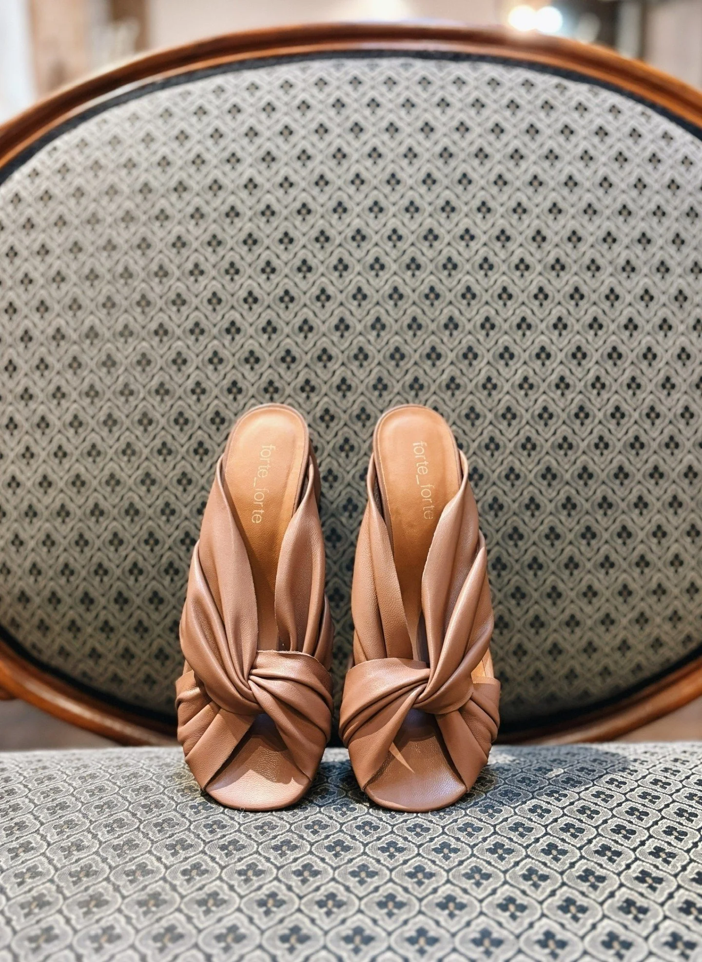 The Crossed Leather Sandal from @forte_forte 💛