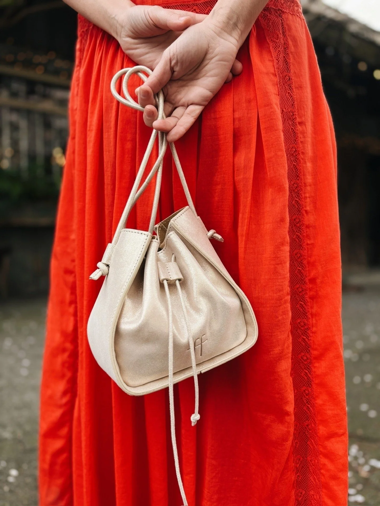 My Pepita Gold Laminated Bag from @forte_forte ✨