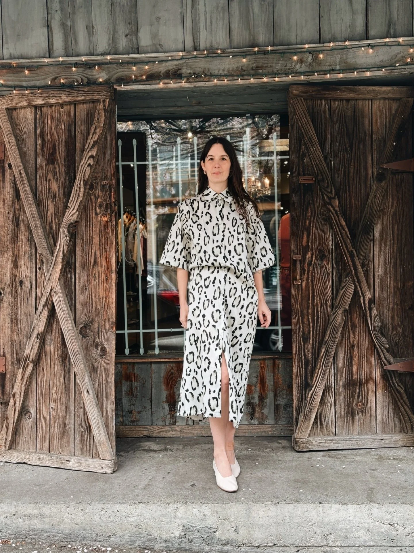 Dababa Dress in Smoke Panthera by @christianwijnants 🐆