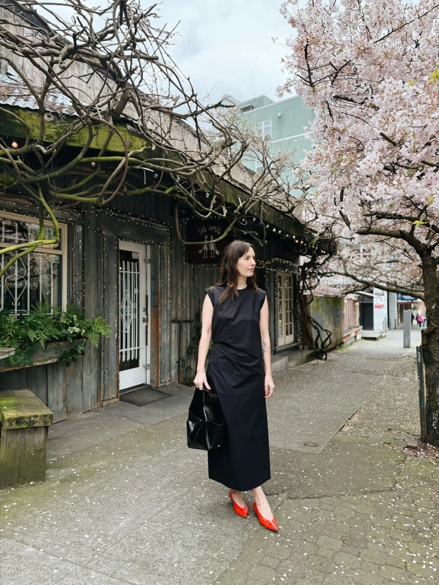 The Rini Dress in Crisp Black Cotton from @rachelcomey 🖤