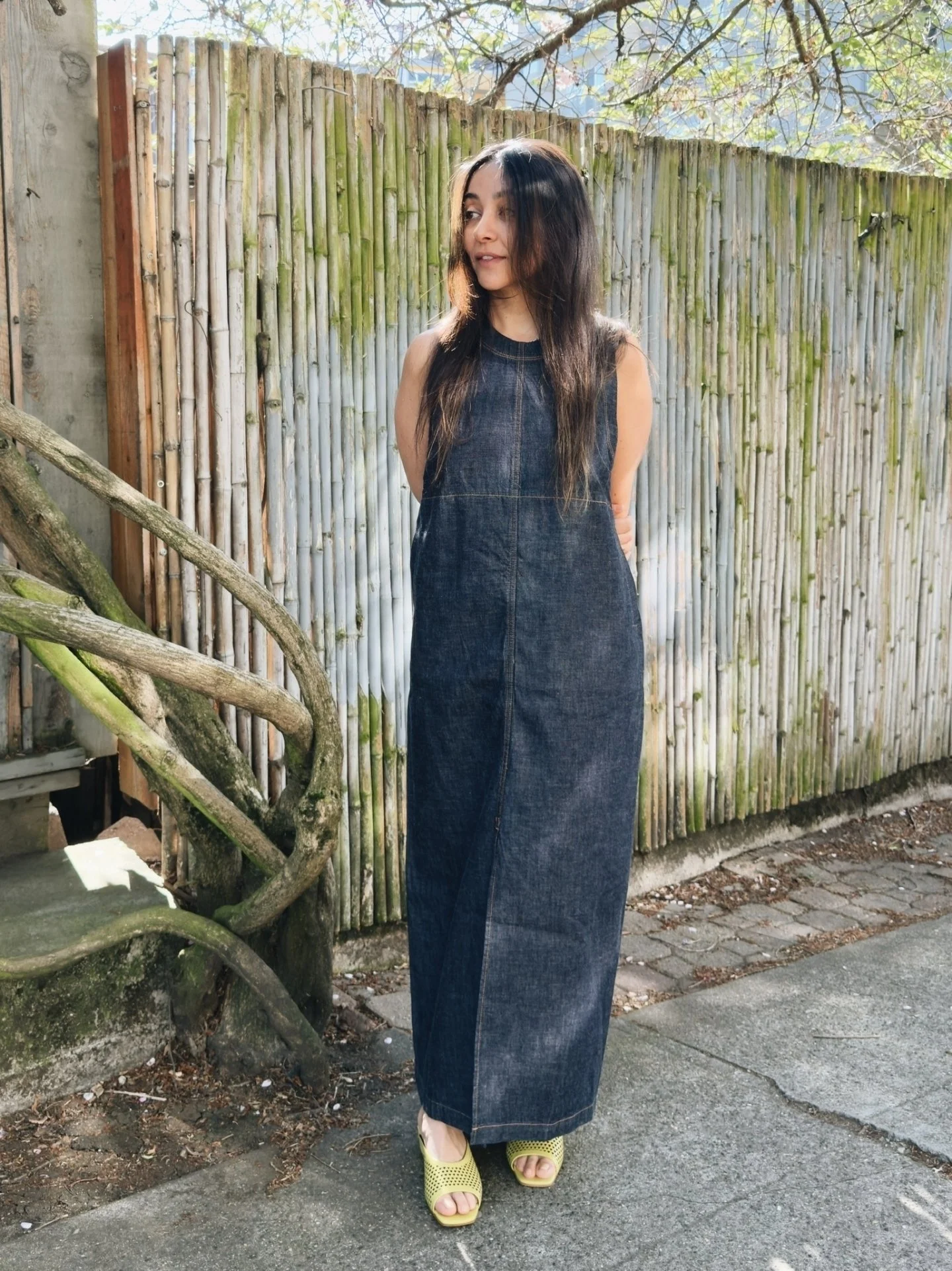 The Baldan Dress by @rachelcomey in Vista Raw Wash denim 💙
