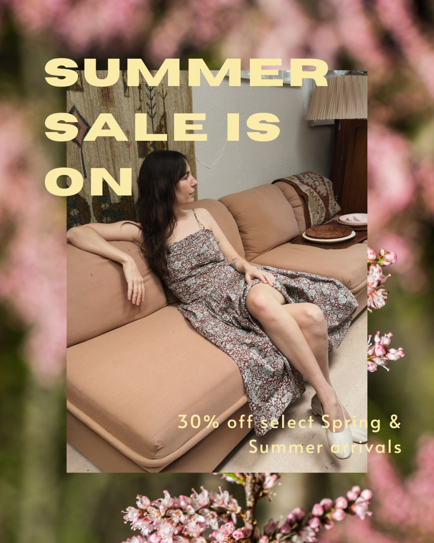 Summer is here and so is our sale: 30% off a selection of Spring &amp; Summer arrivals starts today! 

Swipe through to see some of our favorites 👀

*no holds, all sales final*