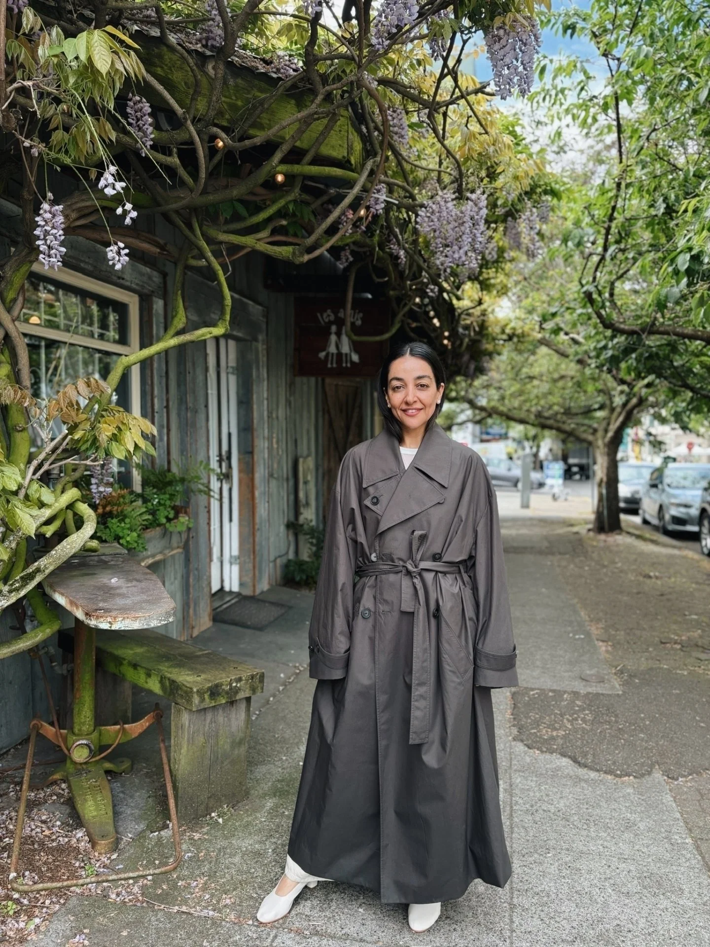 The Helio oversized poplin trench coat from Soeur (now 30% off!) 🤩