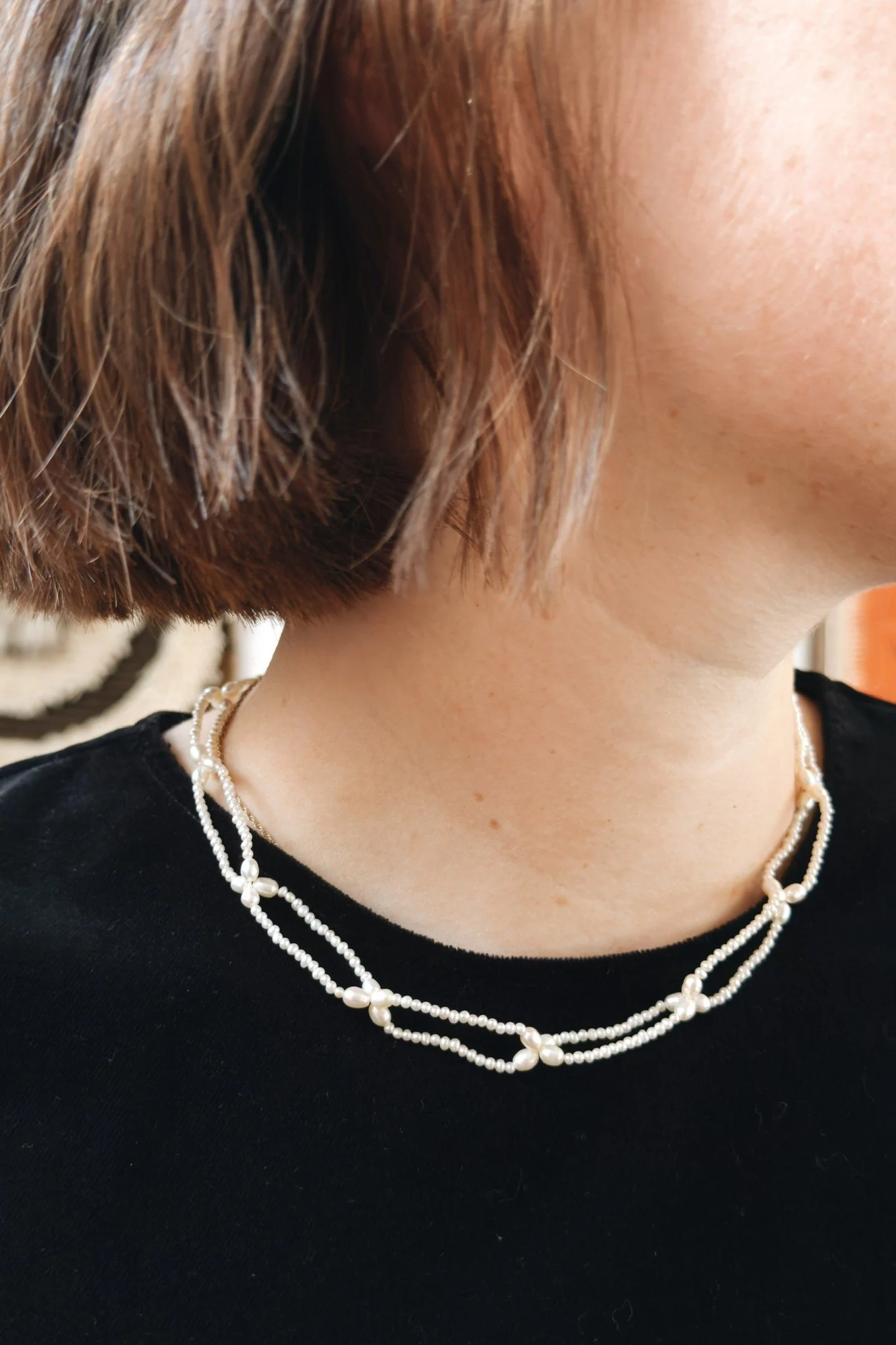 Pear Petal Lariat Necklace from @wwake 🌊