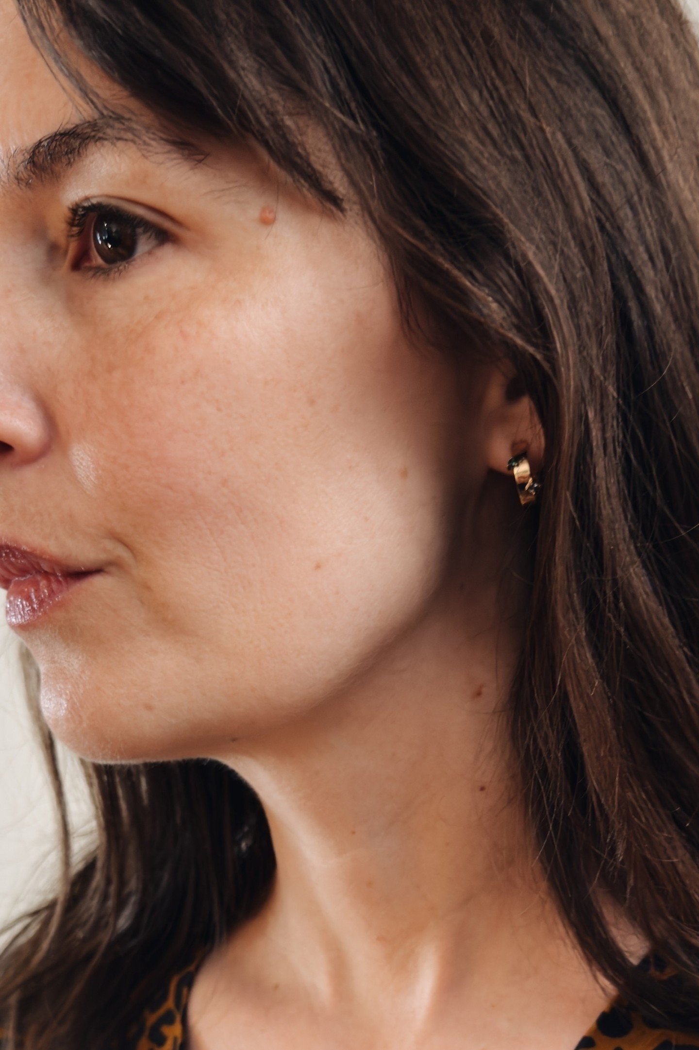 Sapphire and Tourmaline Bove Hoop Earring from @wwake ✨