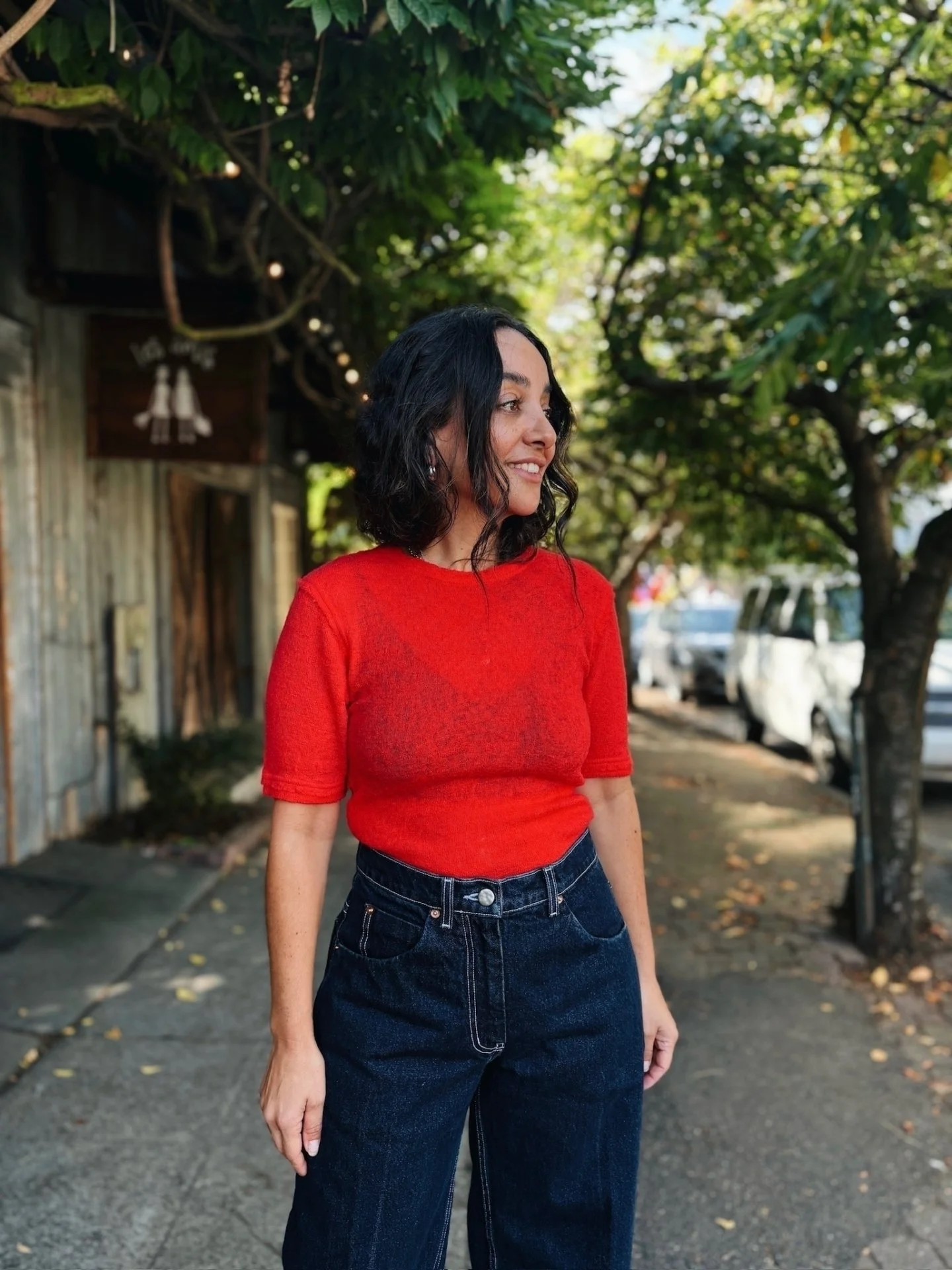 Lightweight Organic Wool Tee from @gudrungudrun_ 🤗 Open today 11-5!