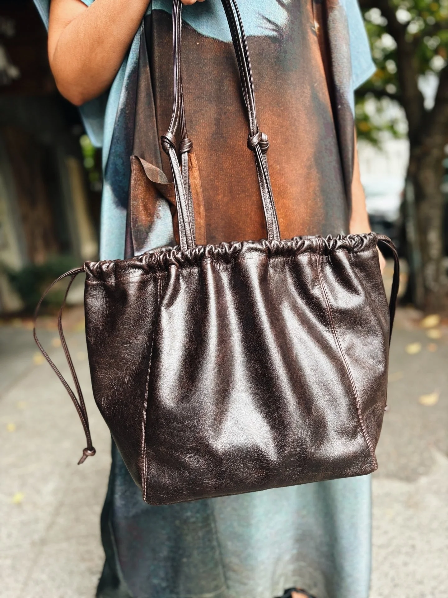 @are_studio Sabine Bag in Carob Distressed Leather 💥