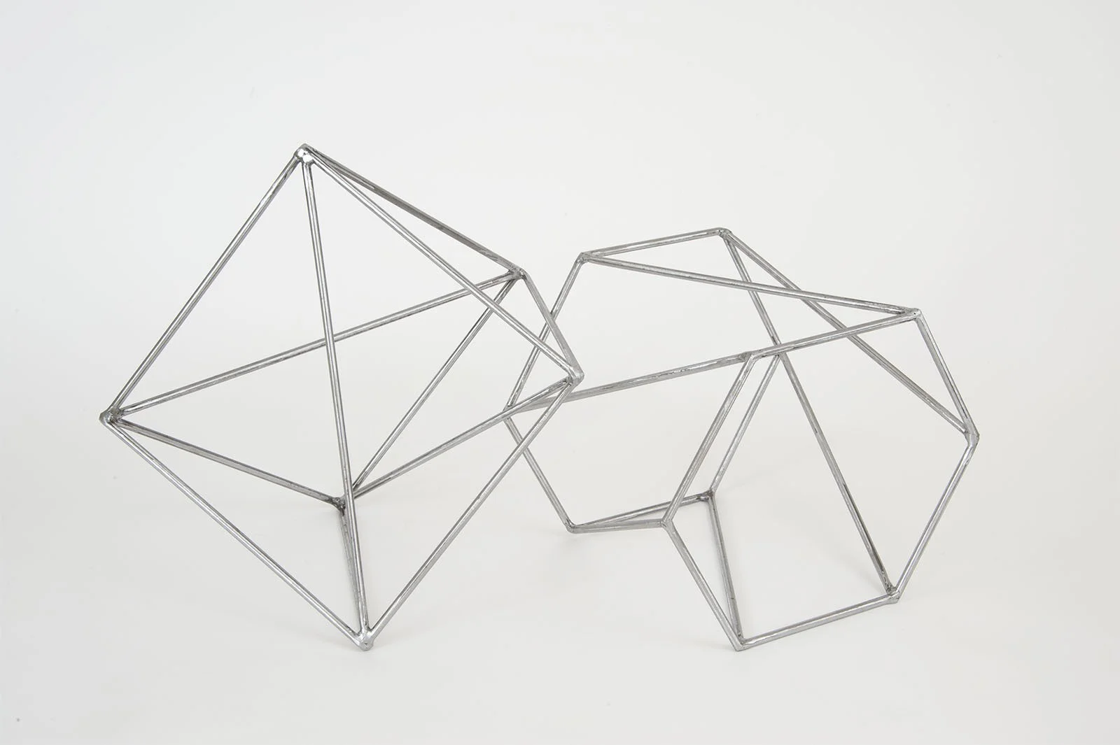 minimalist abstract metal sculpture