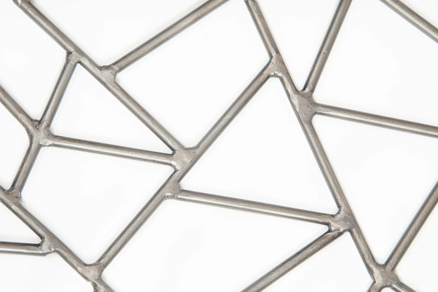 close up, macro, detail shot of metal sculpture commission