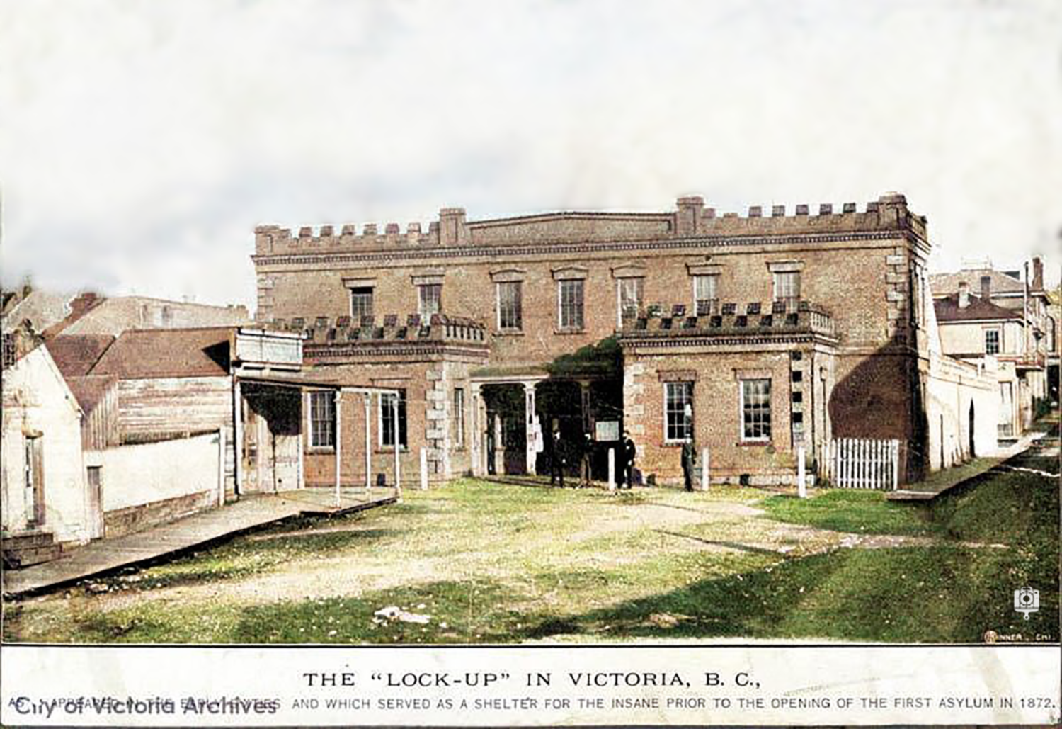 The "lock-up", Bastion Square, 1860s