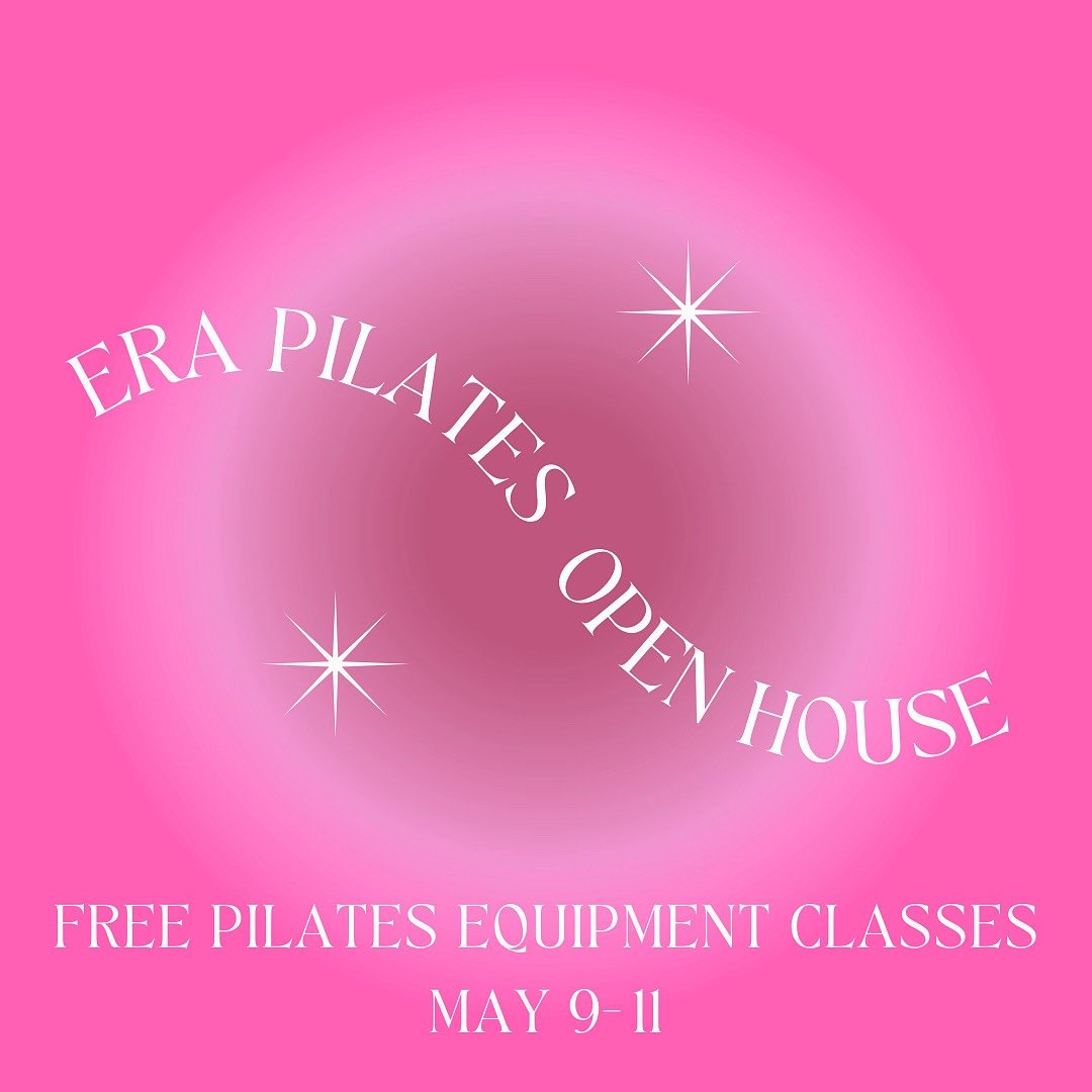 OPEN HOUSE!! 💖💞💓 INDY! New to or interested in Pilates? We will be hosting FREE 45-minute reformer equipment classes May 9-11th

1. Classes will be held through Thursday, May 9th to Saturday May 11th.
2. Space is extremely limited and pre-registra