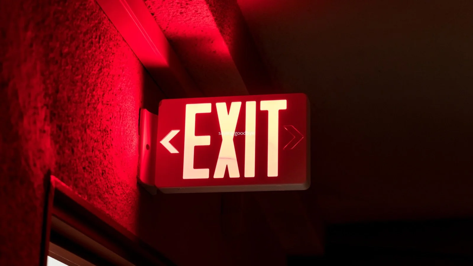 Exit Gracefully (or Awkwardly), but Exit.