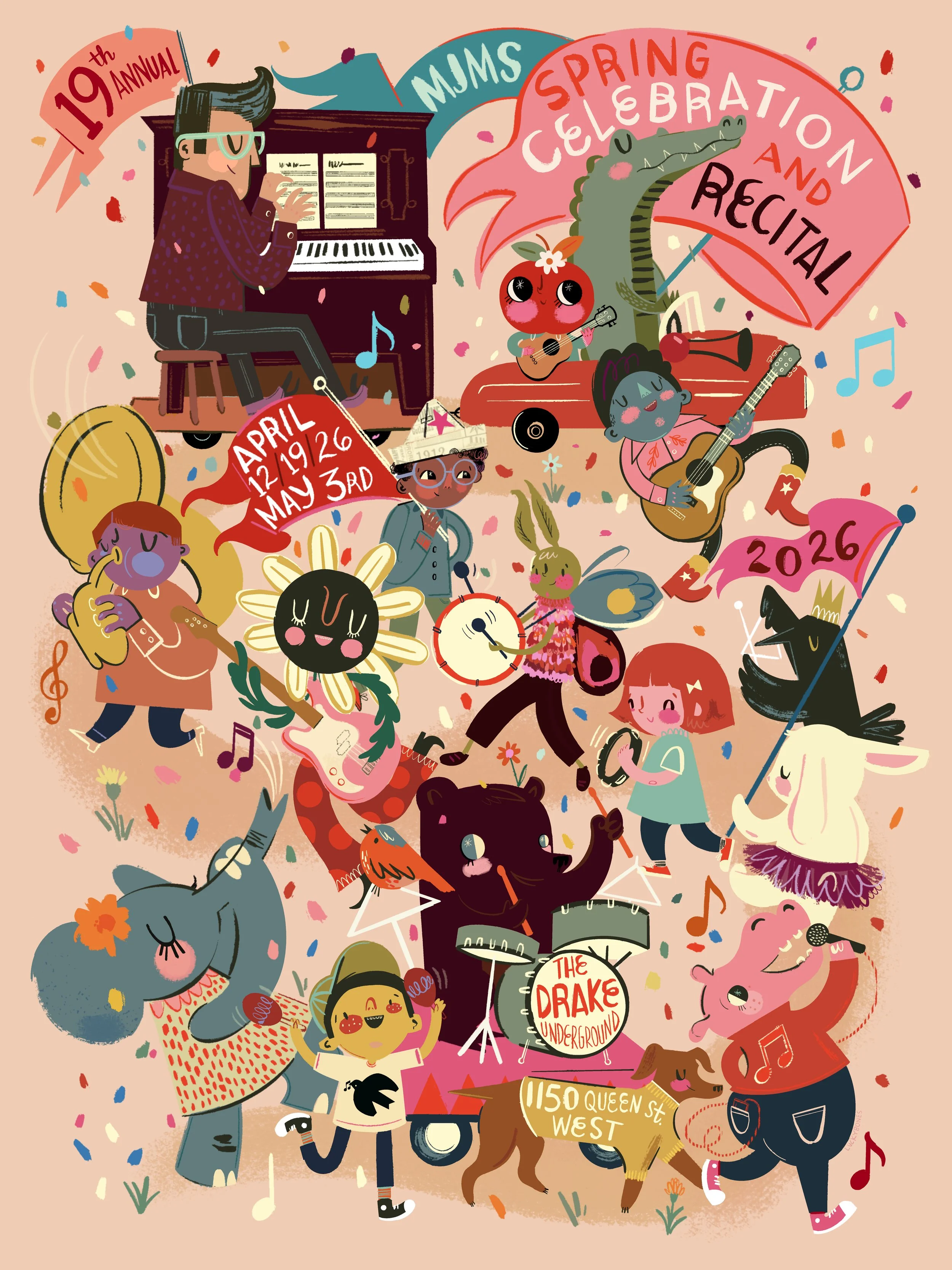 2026 MJMS Recital Poster