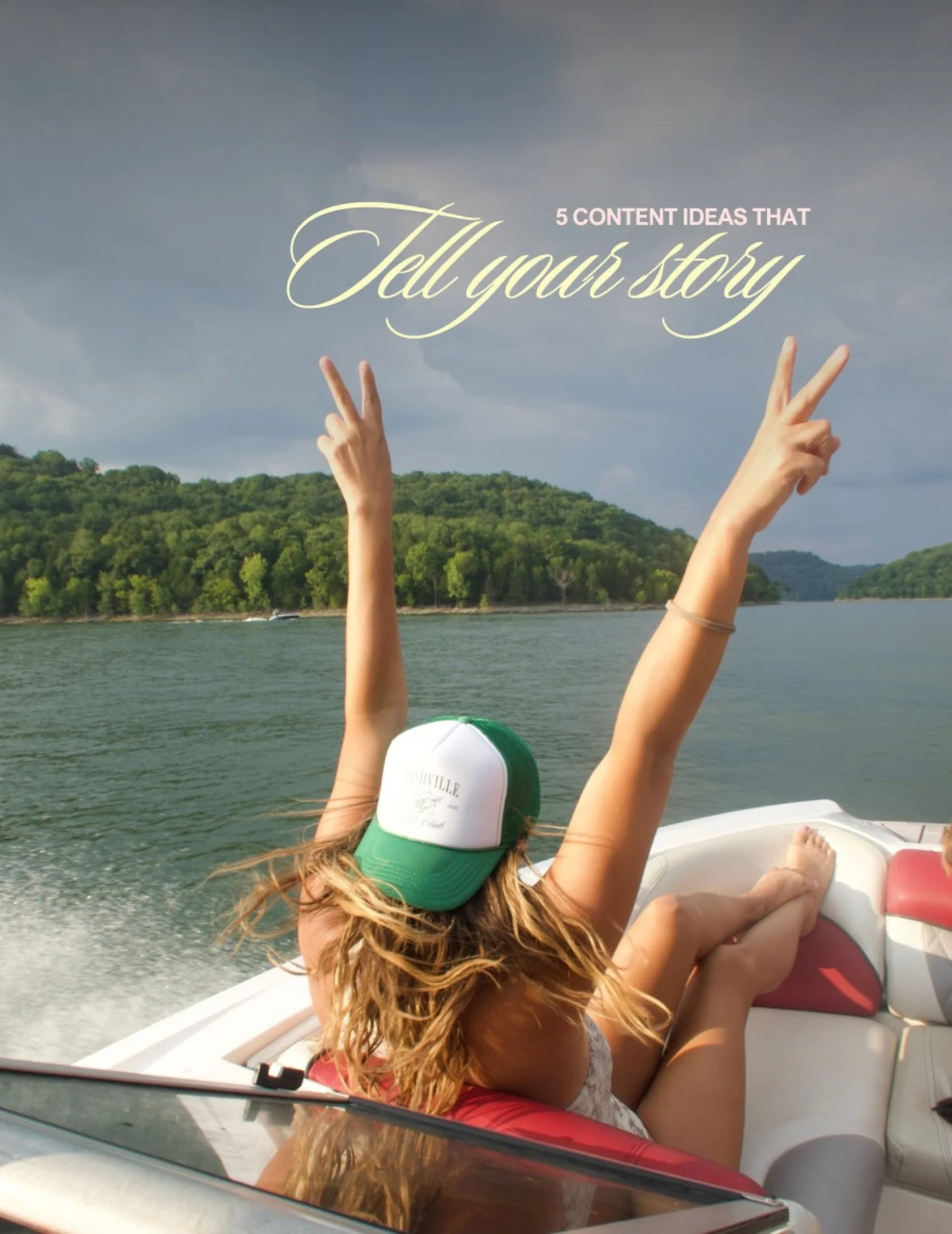 Your story is the most valuable piece to any content strategy. A faceless brand can easily sell products, but what captures an audience and keeps them coming back for more is the *LORE*

Here are some easy content ideas that invite your audience alon