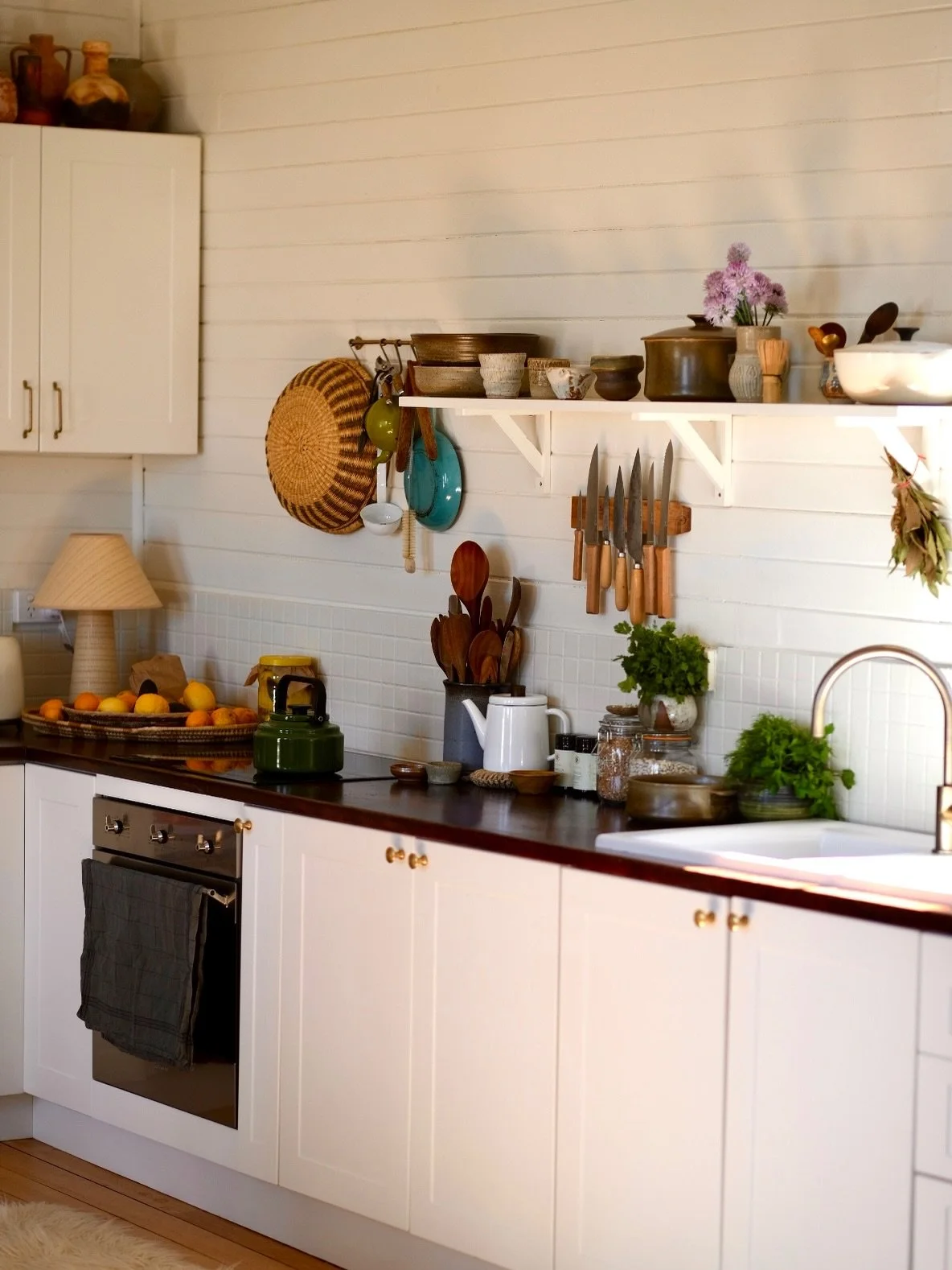 Summer-ing hard 🌸🌿 So hard a Tiger Snake slid right through that DOOR into our lil old church in photo 4, at the tail end of this Year of The Snake 🐍, what an experience. 

The cherries &amp; berries are popping off, my fav GF cake is on high rota