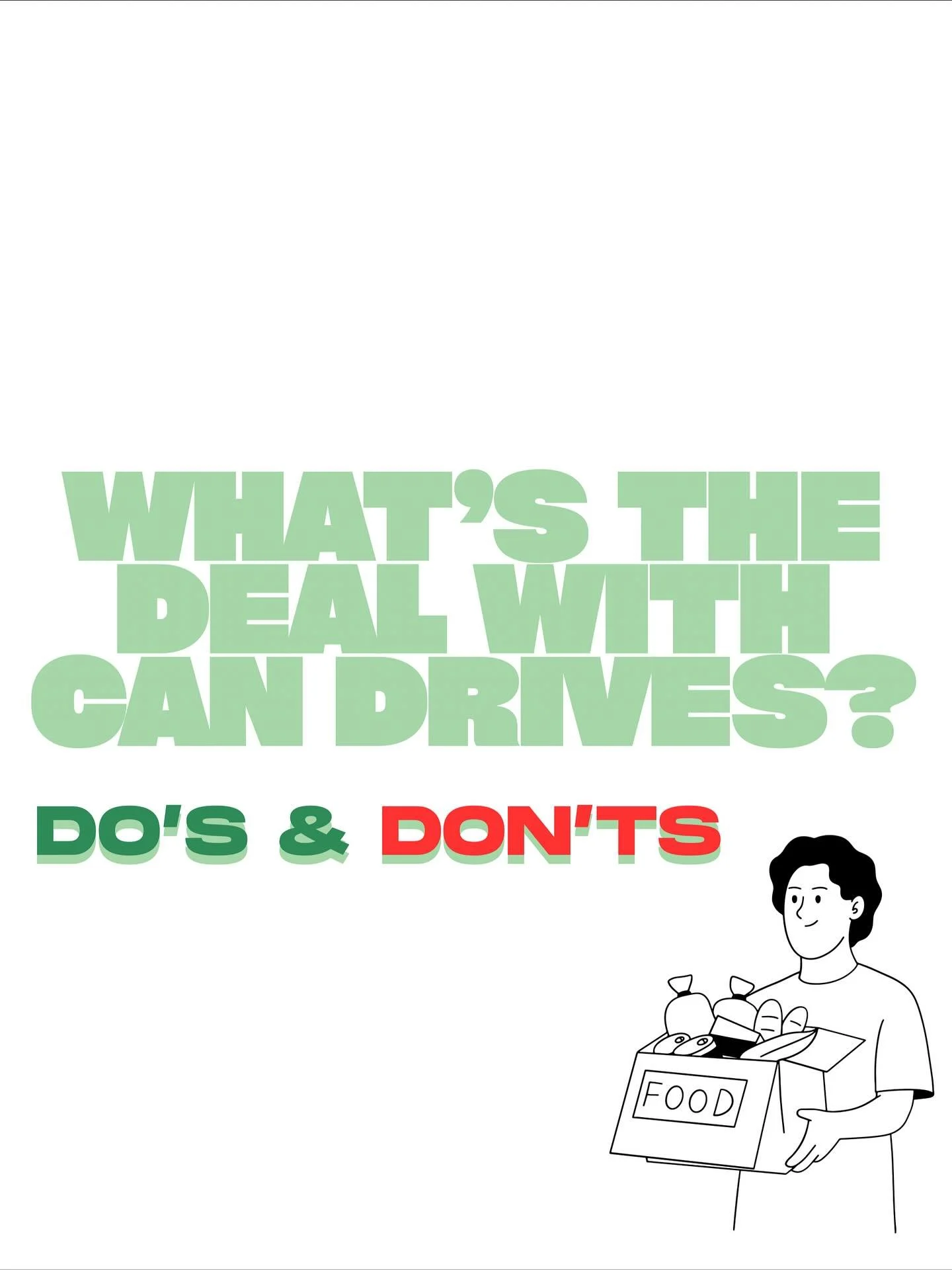 We love a can drive! And we love that so many do you have reached out this week about putting on your own! Here are some tips to help make yours as successful as possible 🥫❤️