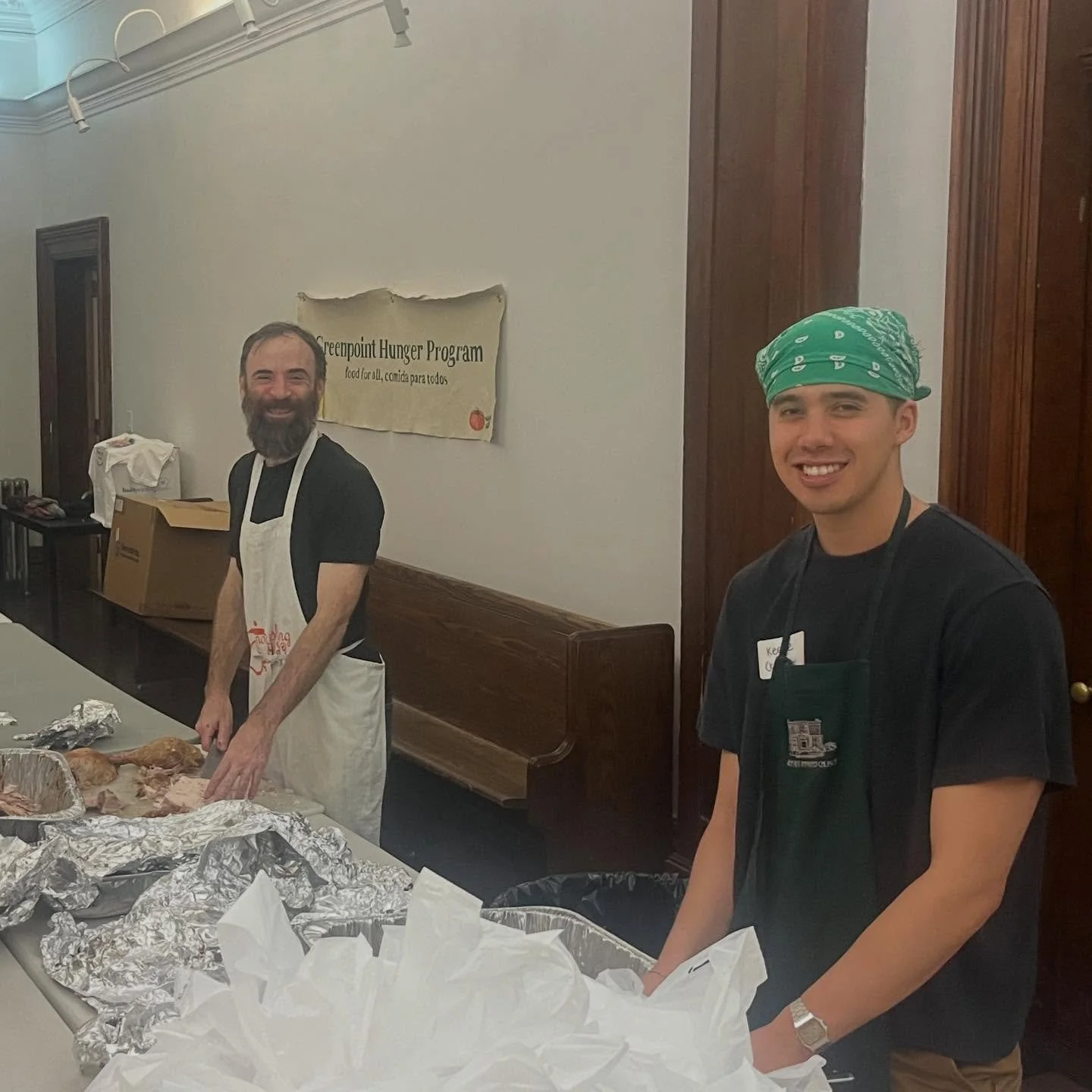 Happy Thanksgiving from the Hunger Program&mdash;grateful for our volunteers, guests, and everyone that keeps the hunger program up and running. Much love, and hope all are resting well today. 🦃🤍