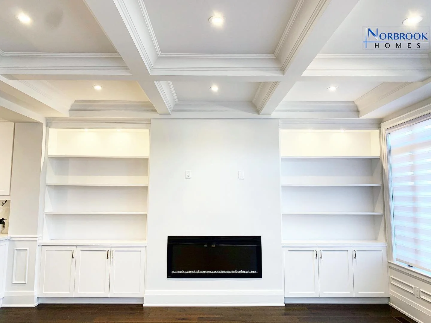 It&rsquo;s called the great room for a reason! 

High coffered ceilings, custom built-in cabinets &amp; shelves, and a modern fireplace... it&rsquo;s the perfect place to relax with family or entertain guests. 

P.s. 281A Delta is now listed❕