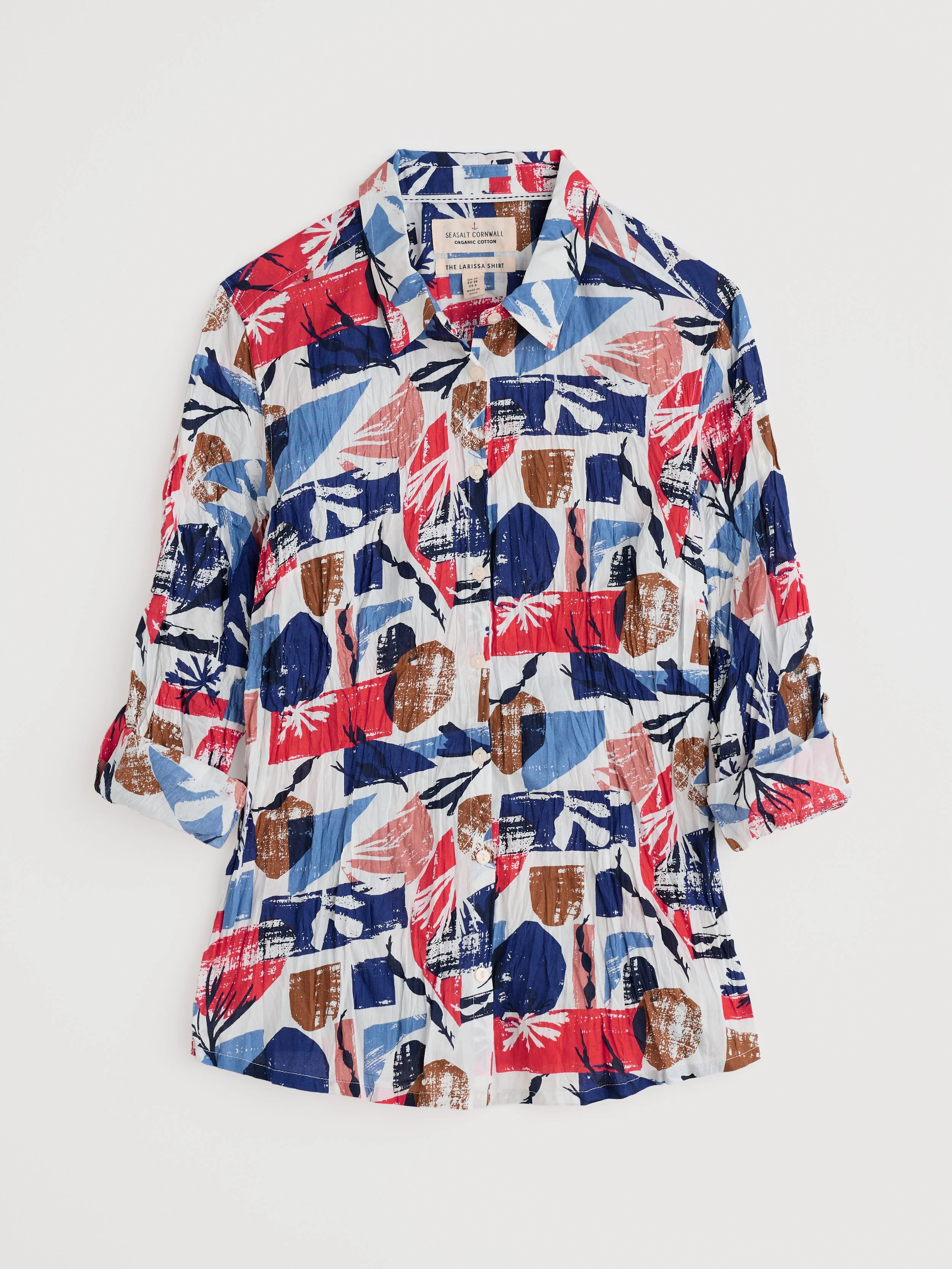 Seasalt-Larissa-Shirt-Marine-Forms-CottonWool