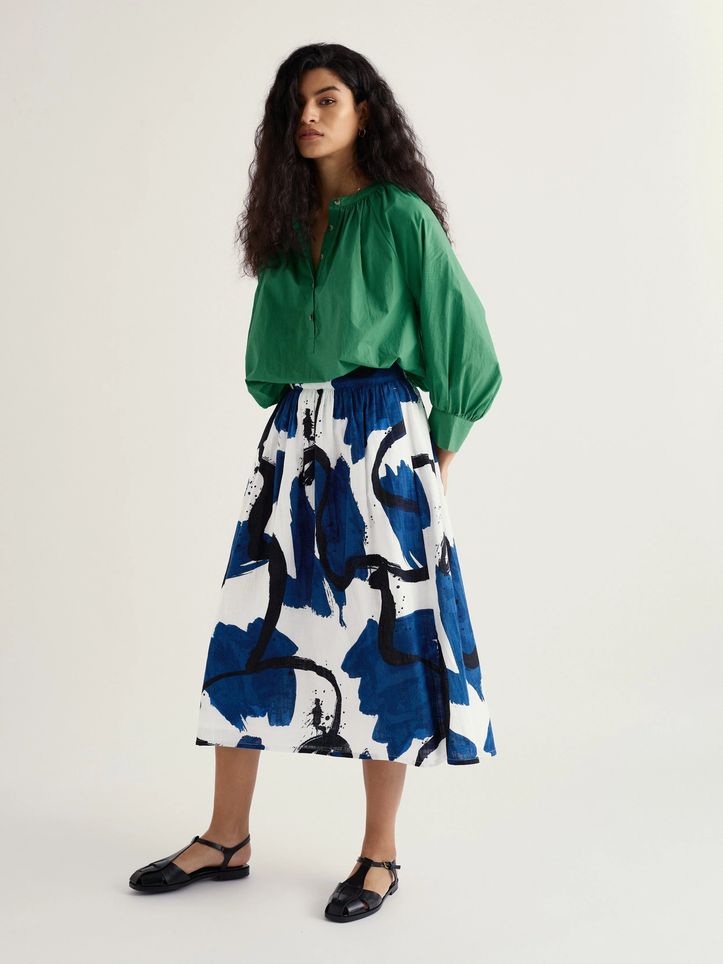 Seasalt-Mevagissey Skirt - Paint Canvas Dark Voyage - CottonWool (2).jpg