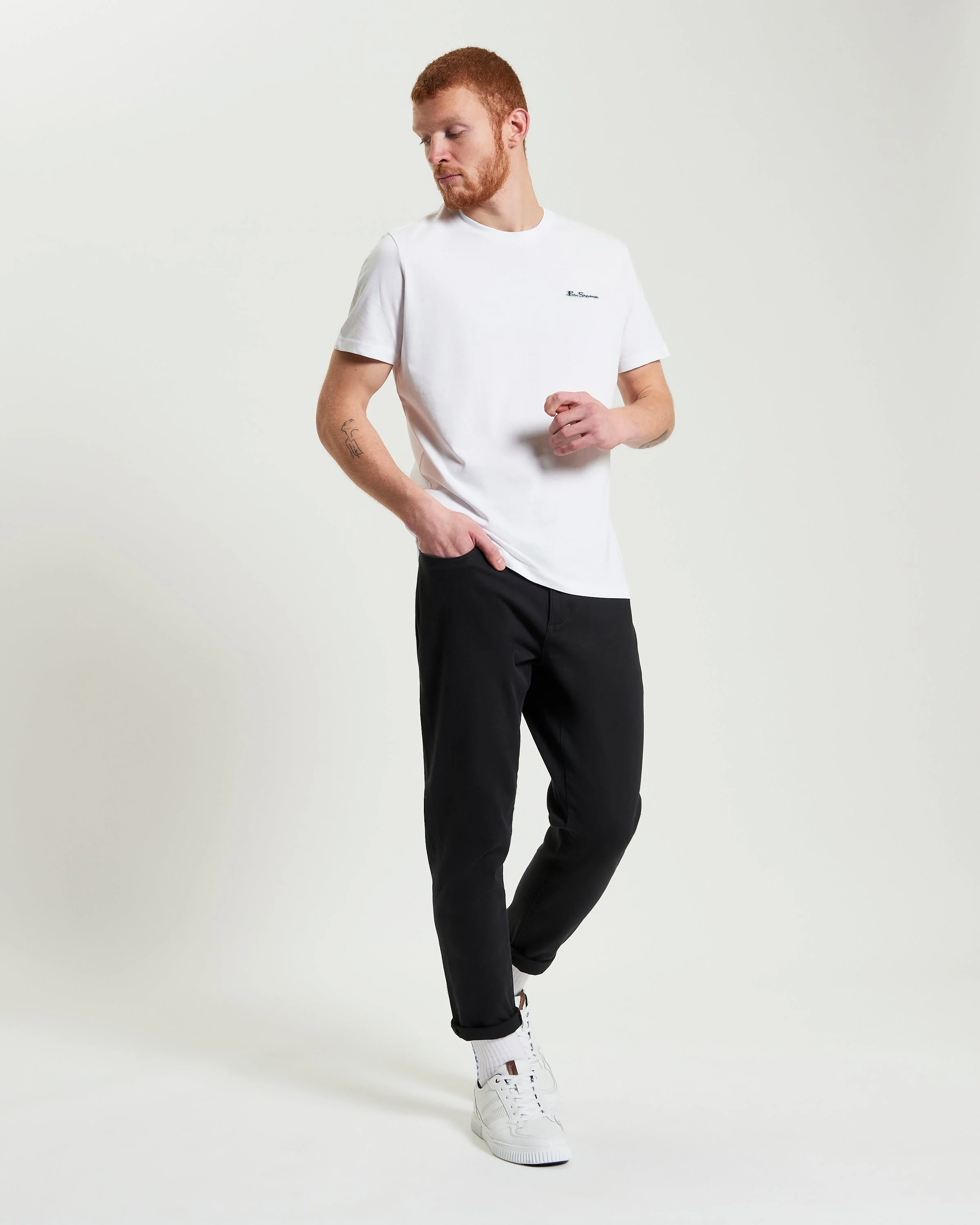 Ben Sherman Signature Tee White — Cotton Wool | Womens And Mens Fashion ...
