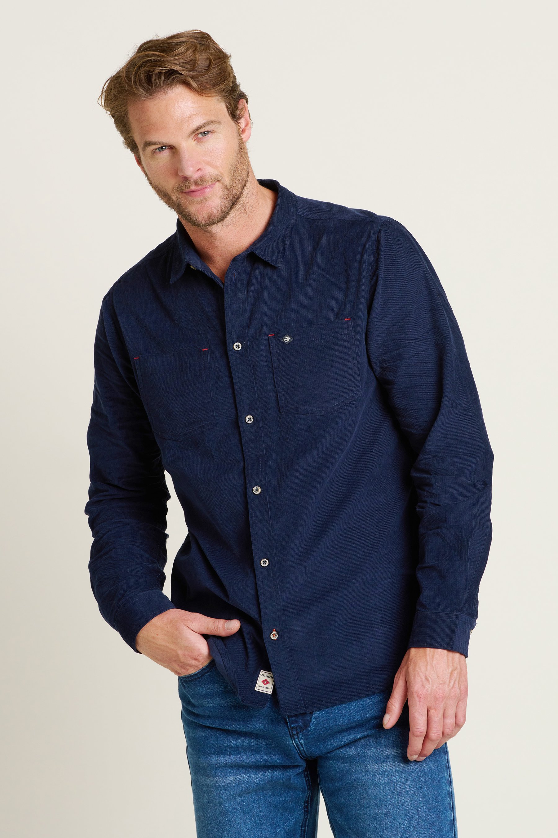 Brakeburn-Mens-Navy-Cord-Shirt-CottonWool