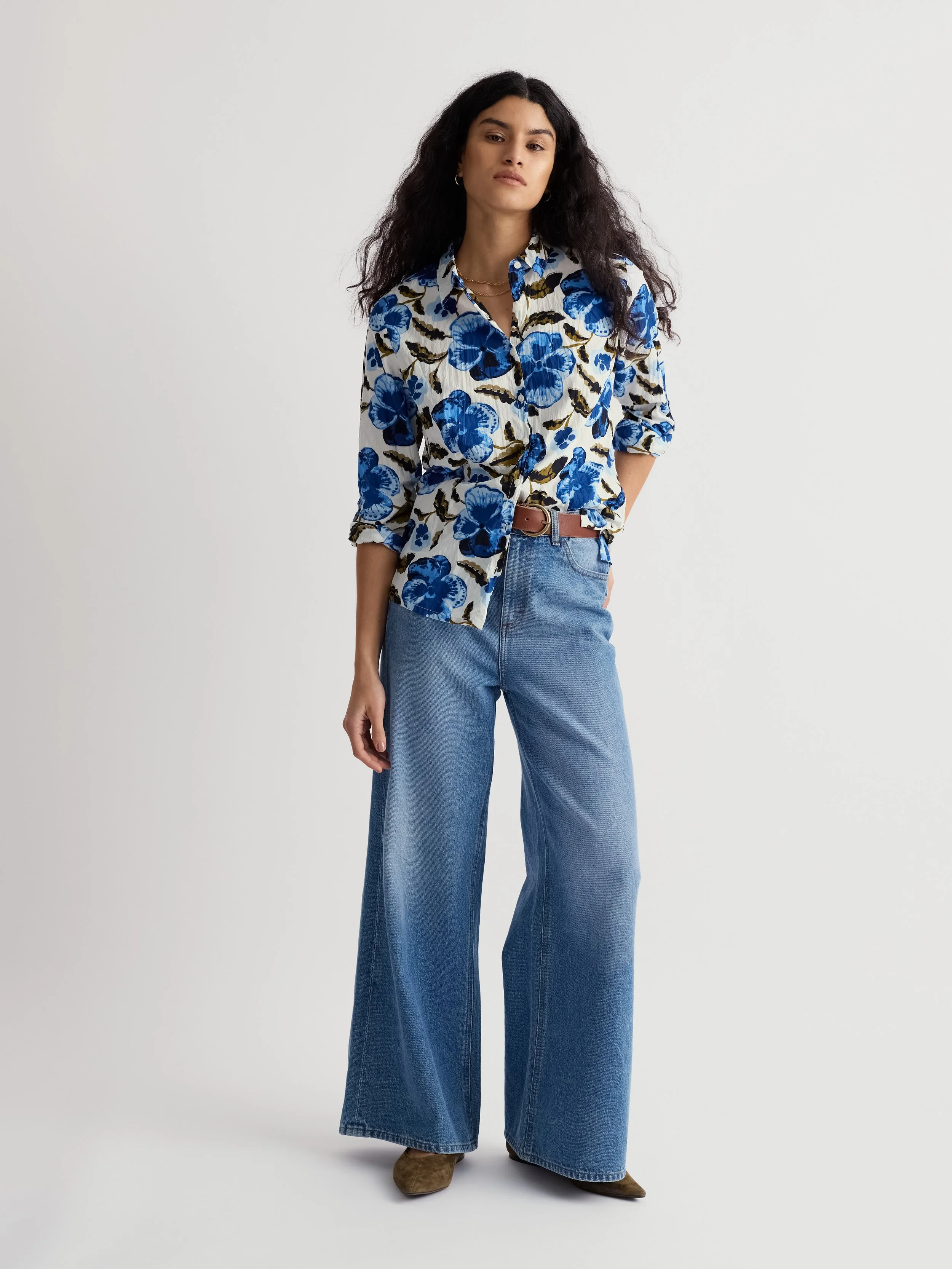 Seasalt-Larissa Shirt - Spring Pansy Chalk - CottonWool (3).jpg