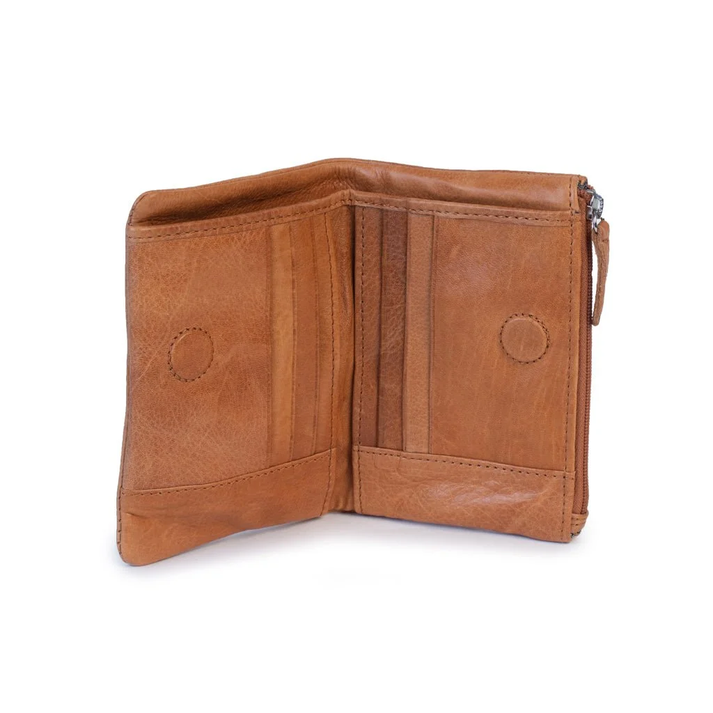Dusky Robin Leather Dusky Purse Tan-Interior -CottonWool