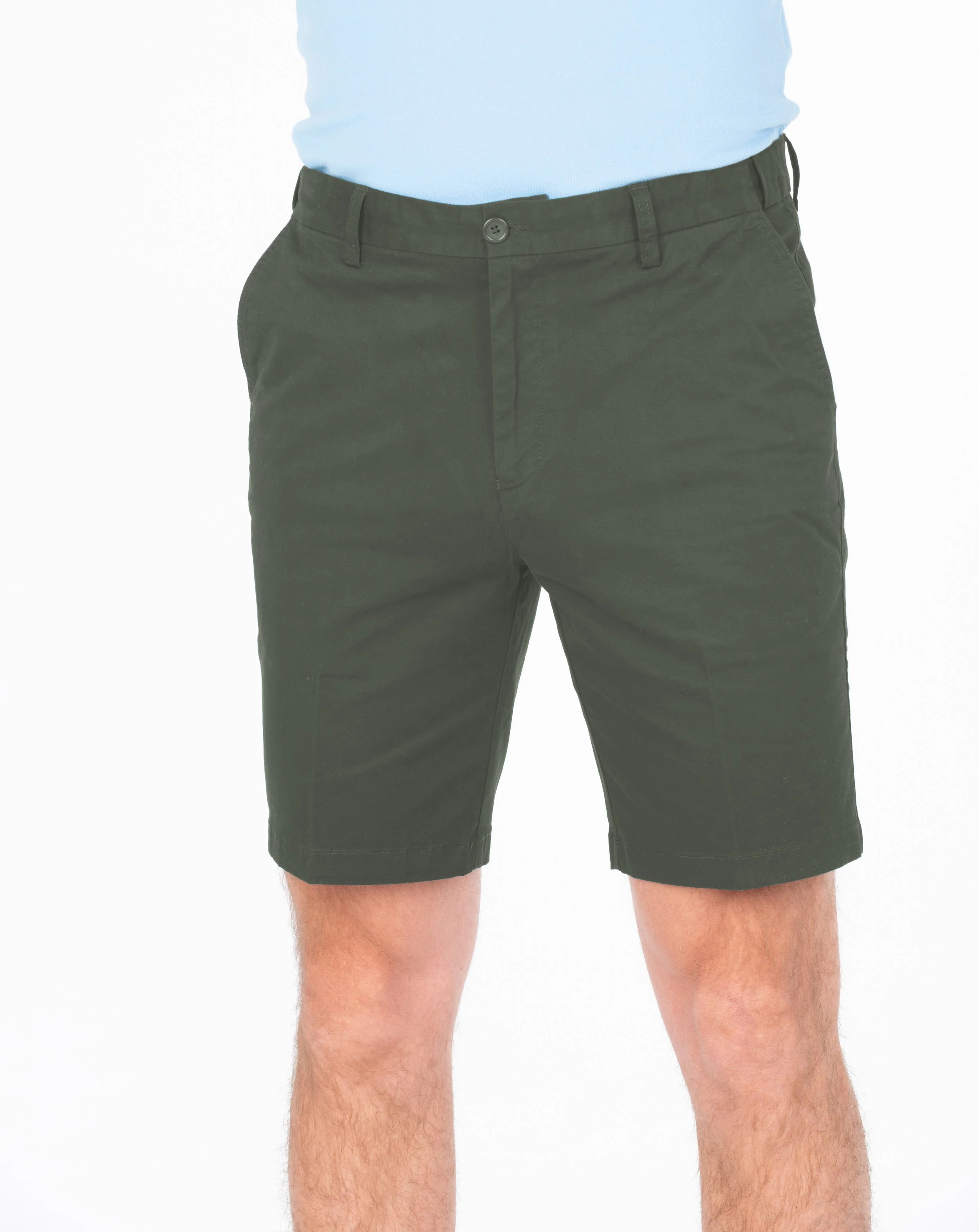 Bob Spears Active Waist Chino Shorts Olive