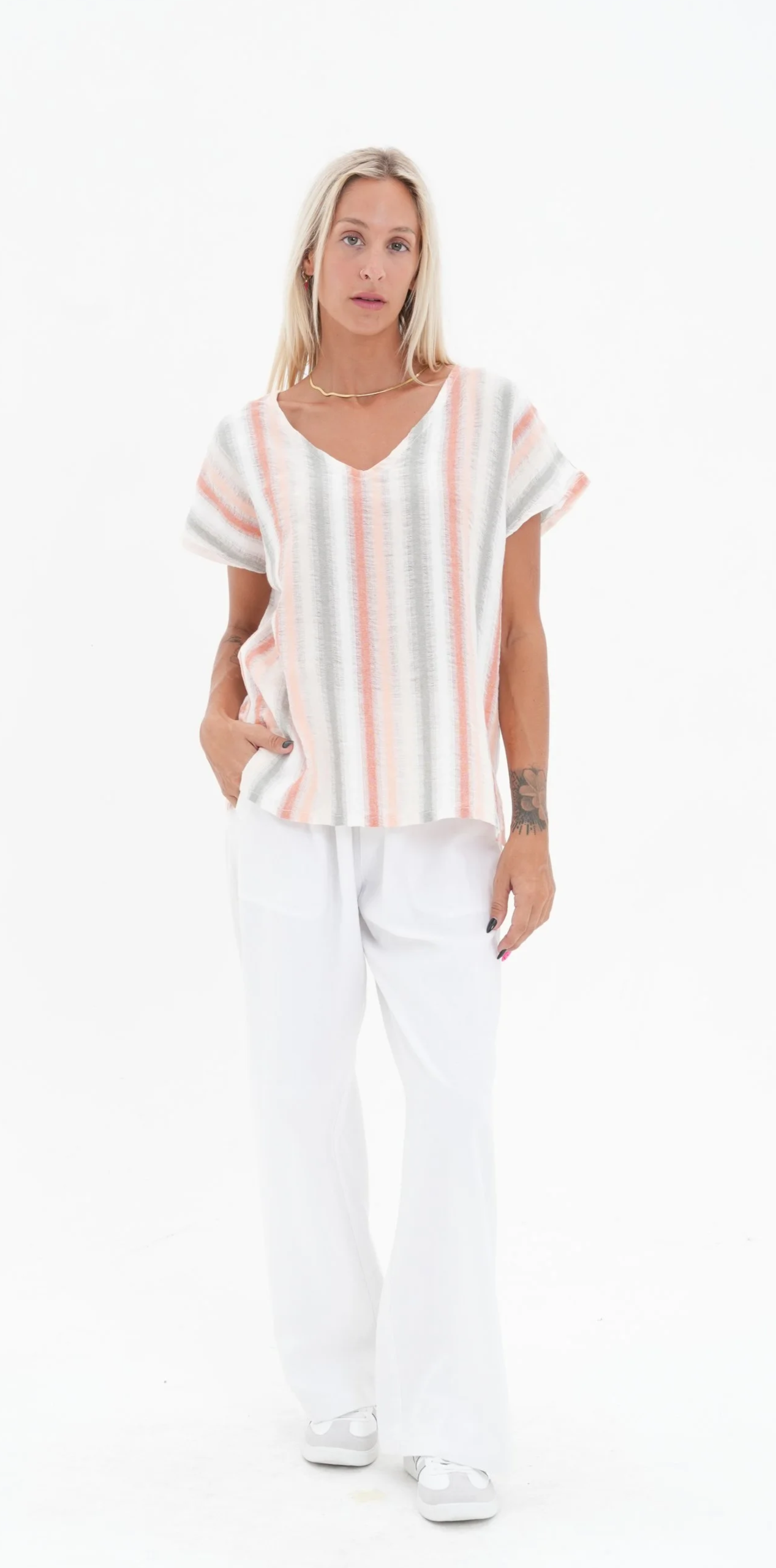 Carbon-C2167-Indra-Top-Multi-Stripe-CottonWool