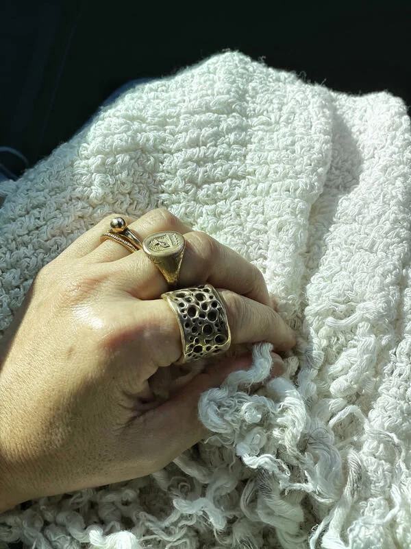 Pesci Che Volano Buchetti Ring Bronze-CottonWool