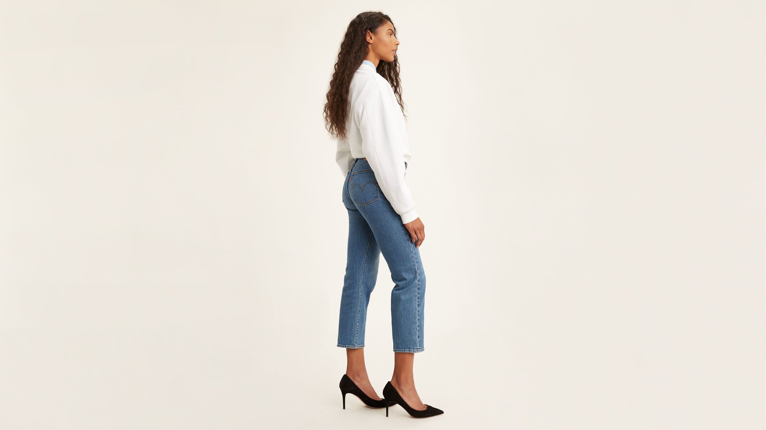 Levis Wedgie Straight — Cotton Wool | Womens Mens Fashion | Leading  Designer Brands| Mona Vale Sydney