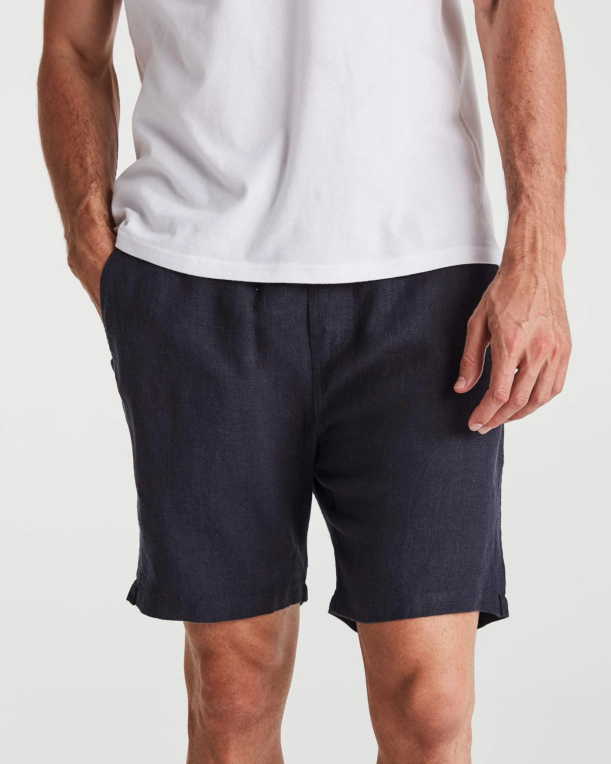Coast-Clothing-Navy-Linen-Shorts-CottonWool