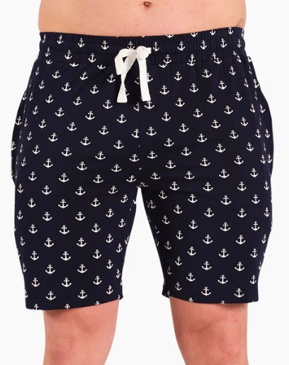 Bamboozld Anchor Bamboo Jersey Sleep Shorts