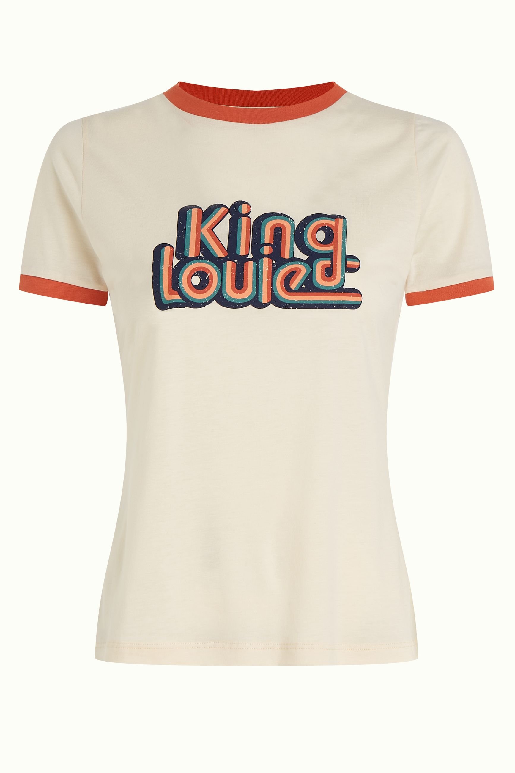 King Louie Logo Tee — Cotton Wool | Womens And Mens Fashion | Leading ...