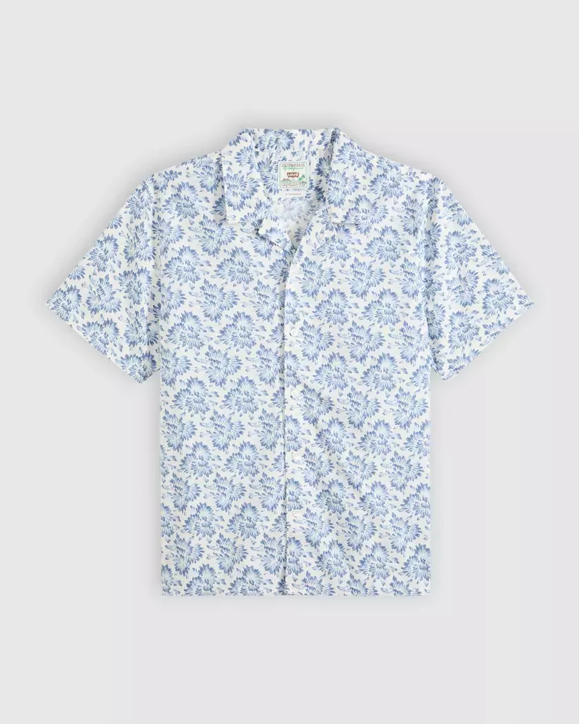 Levi's Standard-Camp-Shirt-Blue-Floral-CottonWool (5).webp