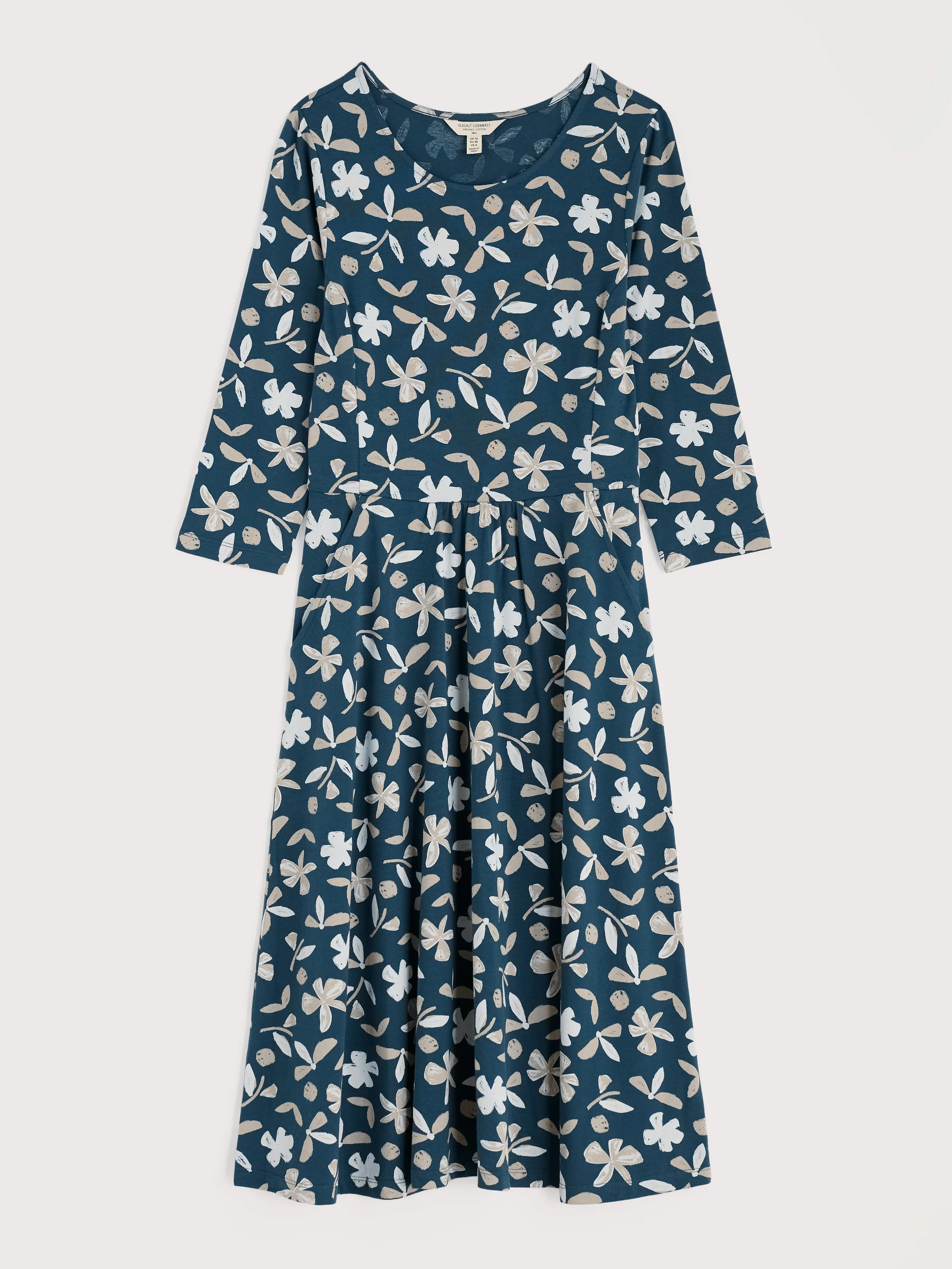 Seasalt-April Dress - Organic Shapes Dark Lugger - CottonWool (1).jpg