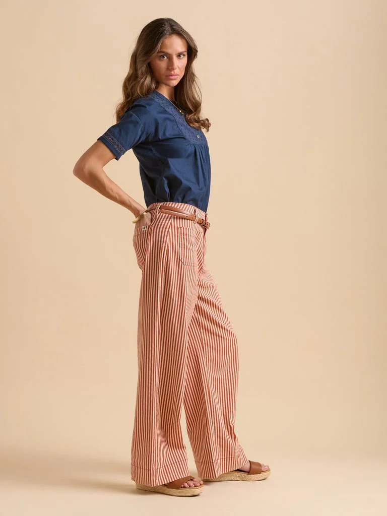 Brakeburn-Stripe-Straight-Leg-Jeans-Rust-CottonWool