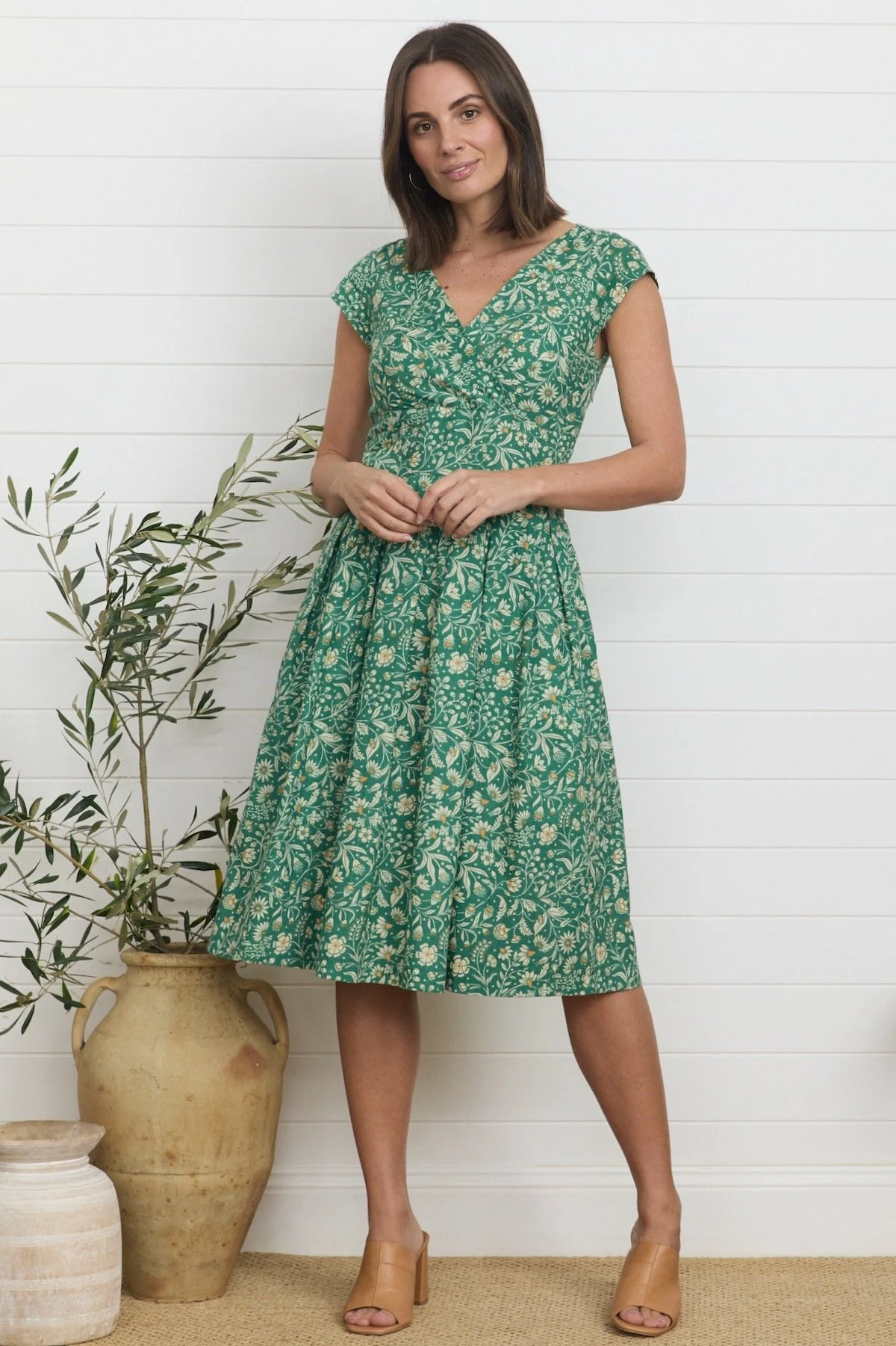 Mahashe-Eliza-Wrap-Dress-Ivy-CottonWool