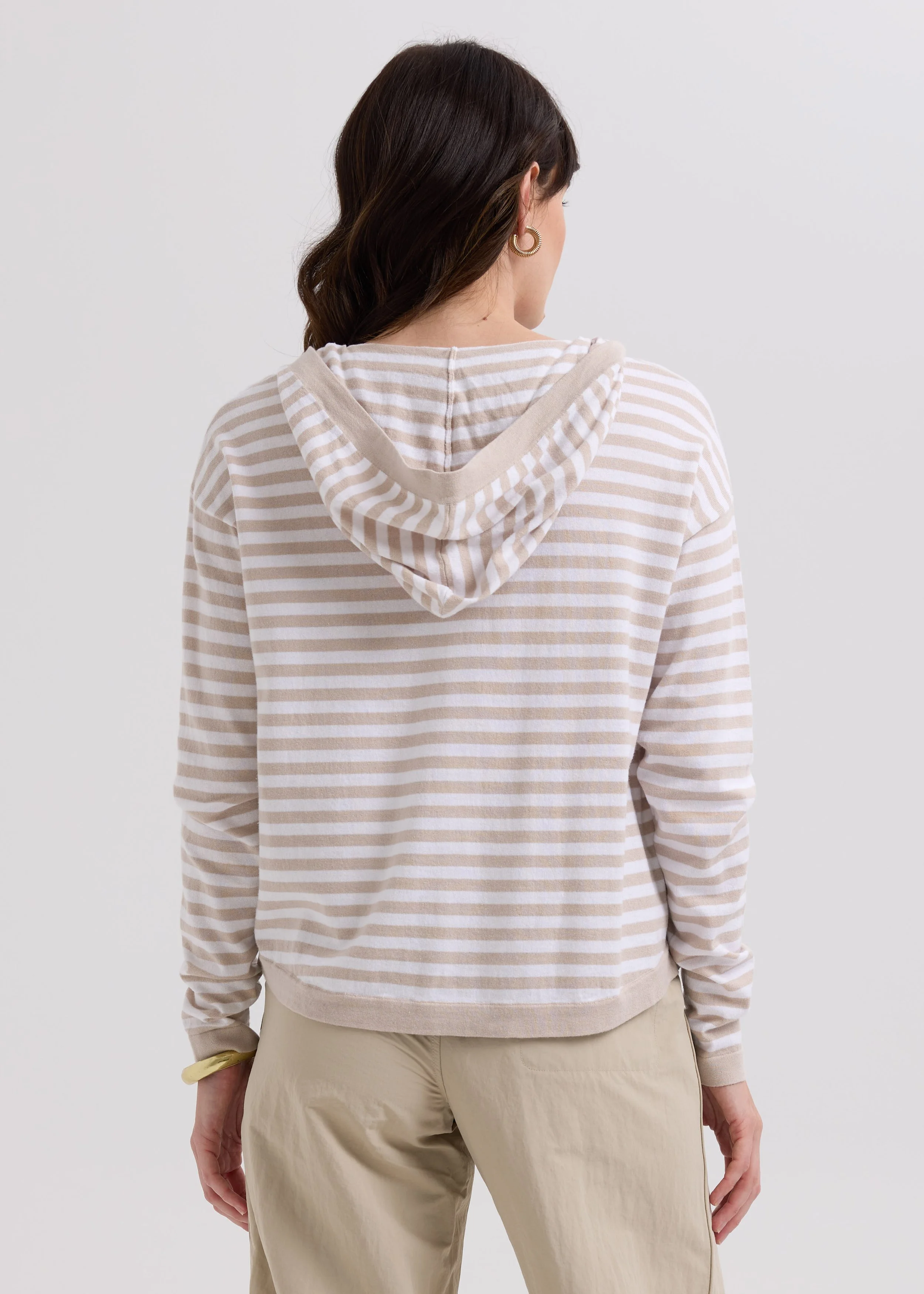 LD-and-Co-Multi-Stripe-Hoody-Taupe-LC7776-CottonWool
