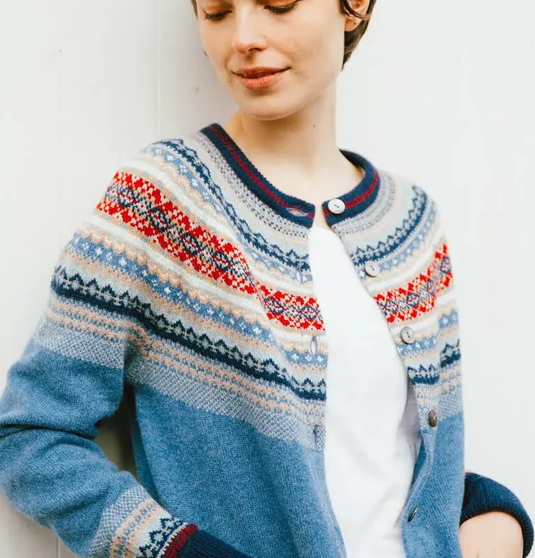 Eribe-C3735 - Alpine Cardigan - Blue Morning - CottonWool