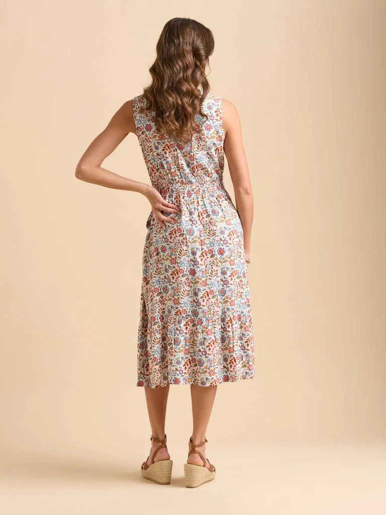 Brakeburn-Secret-Garden-Floral-Midi-Dress-CottonWool