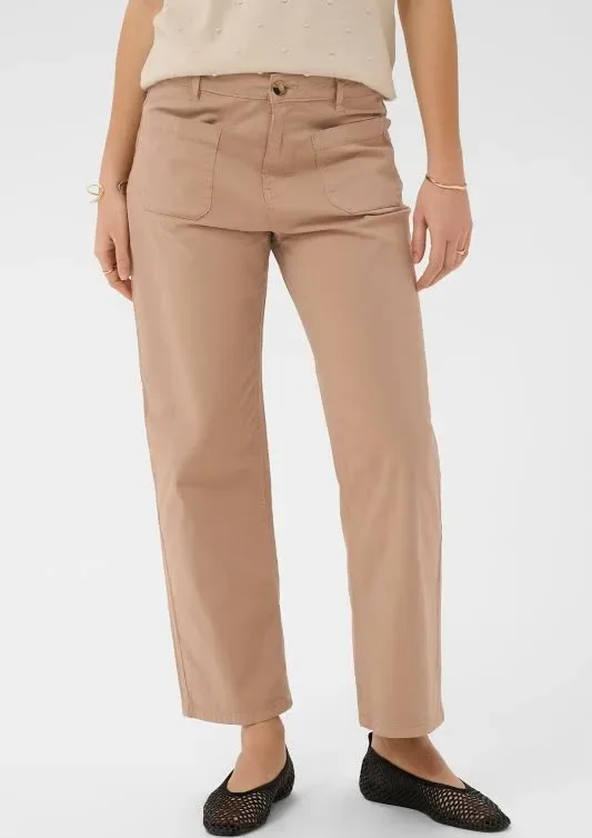 Cream-Clothing-Berta-7/8-Twill-Trousers-Amphora-CottonWool (1).webp