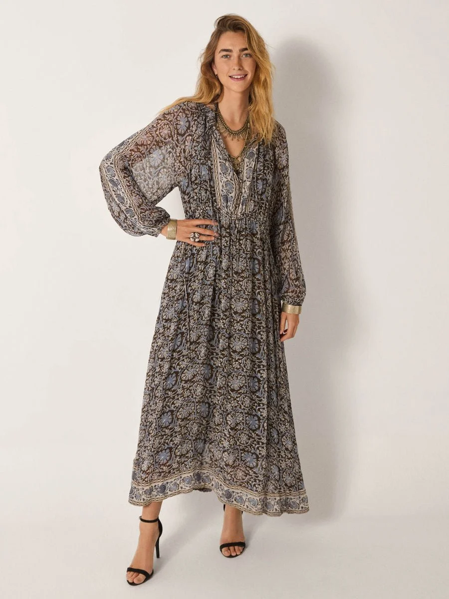 Maison Hotel Gaia Dress Blue Orchid