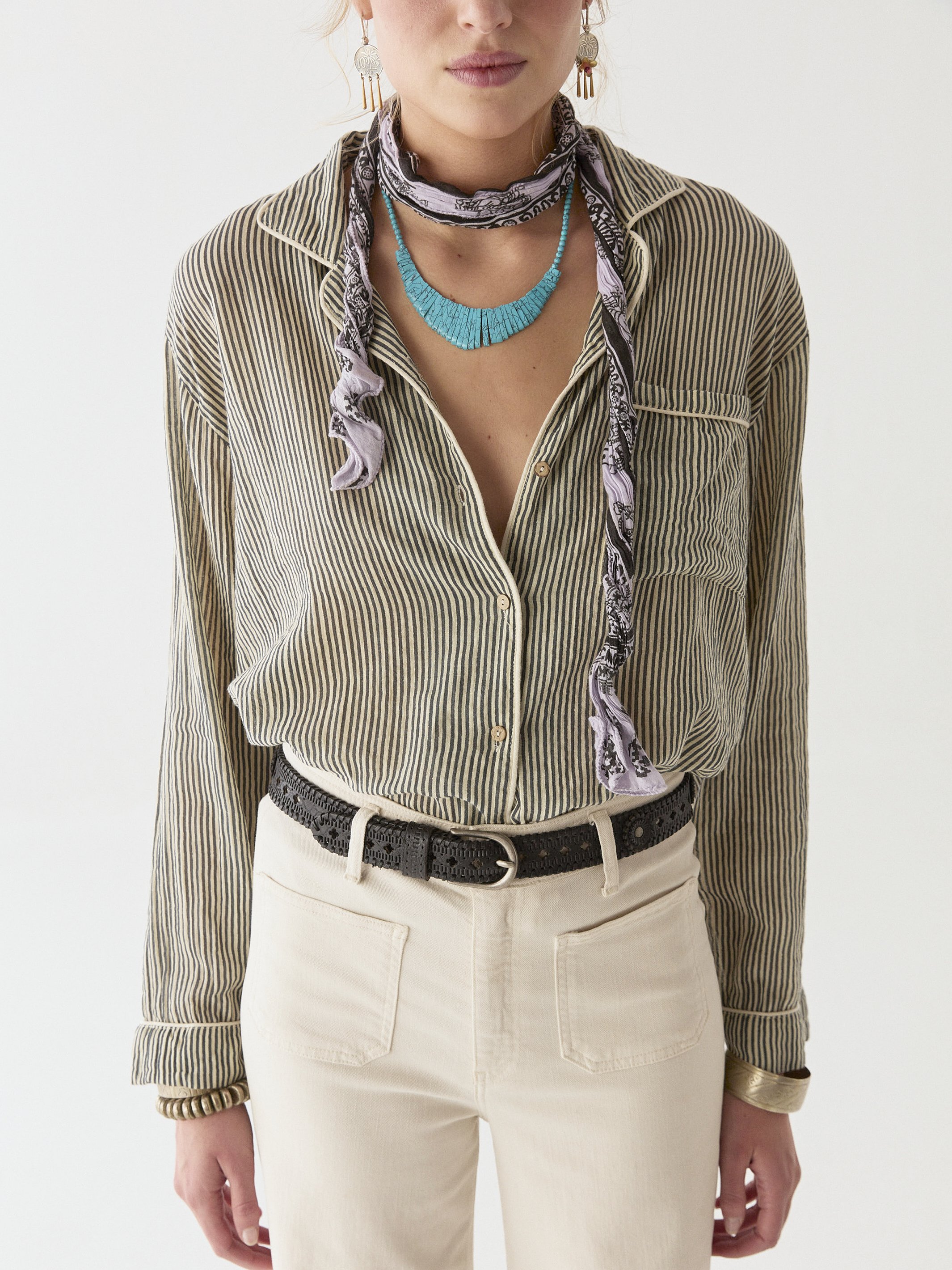 Maison-Hotel-Dodo-Blouse-Marine-Stripe-CottonWool