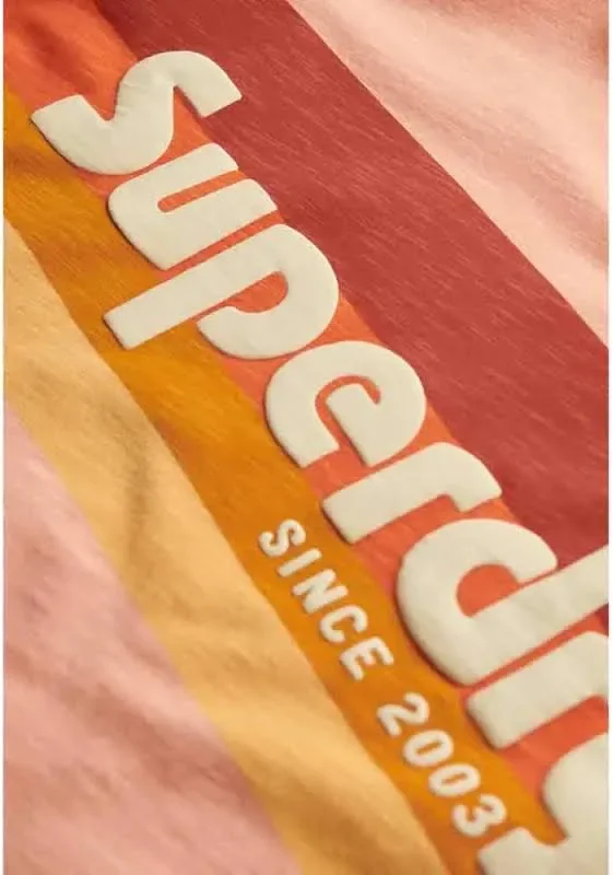 SuperdryTerrain-Logo-Stripe-Tee-Papaya-CottonWool
