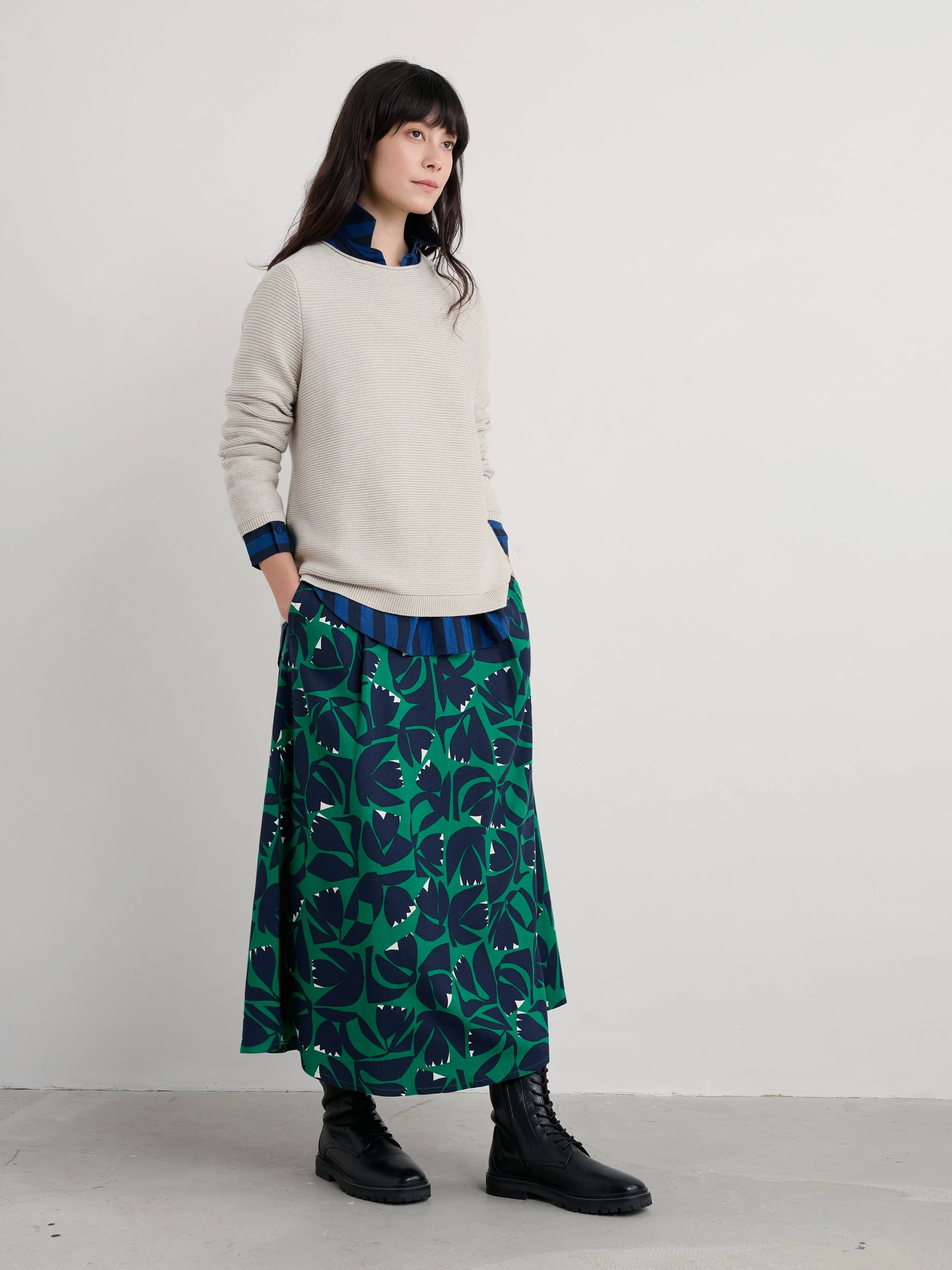 Seasalt-Swallow Hill Skirt - Floral Cutout Glade - CottonWool (2).jpg