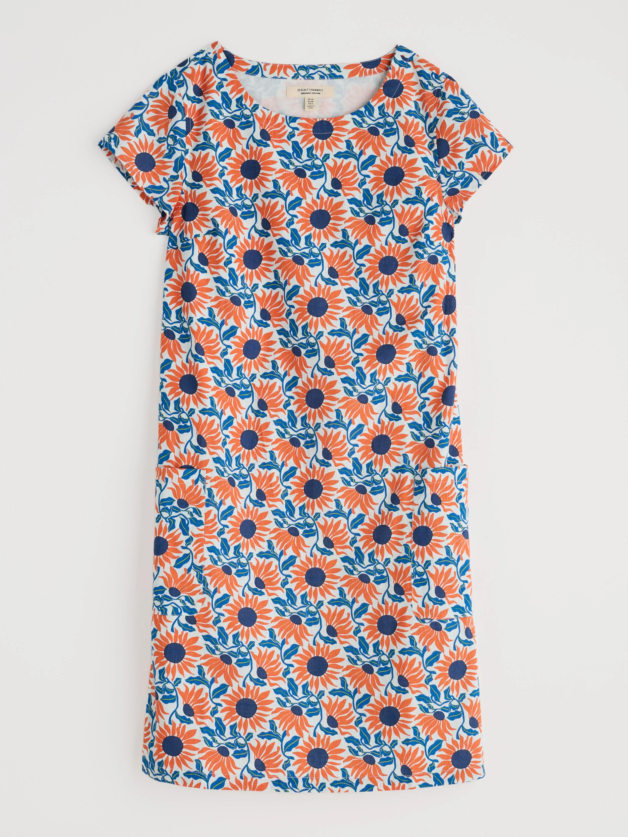 Seasalt-River Cove Dress - Bold Sunflower Chalk - CottonWool.jpg