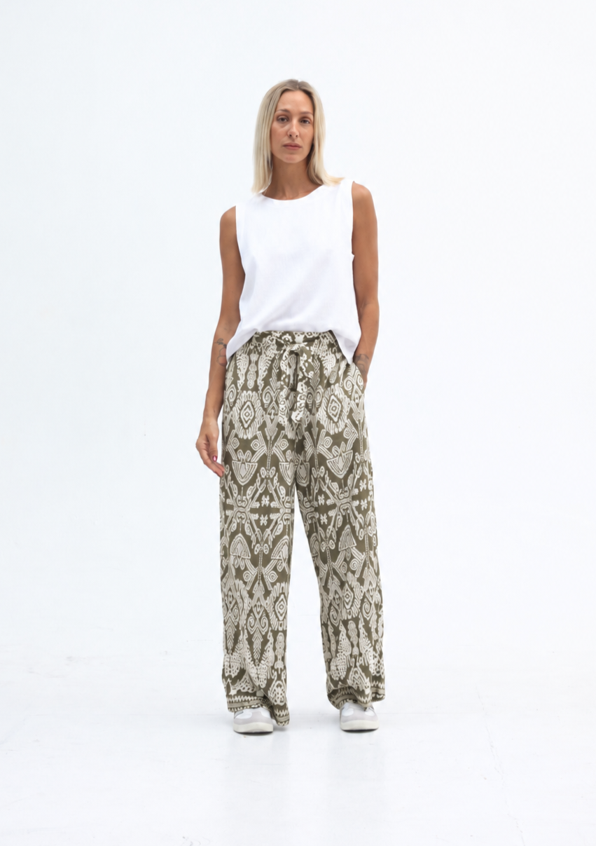 Carbon-Toteme-Pants-Khaki-C4037-CottonWool