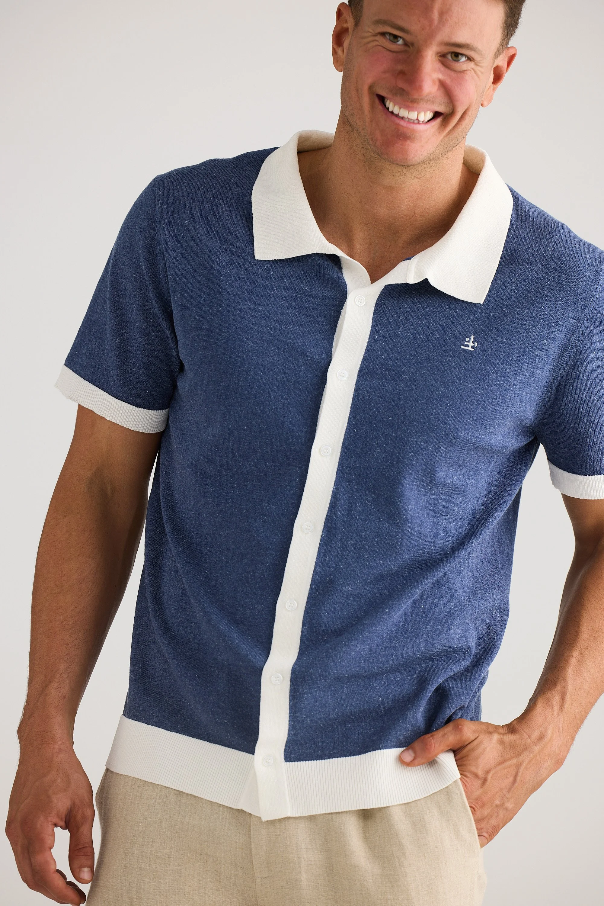 Fossick-FS25121-1_Plymouth Knit Shirt_Blue W Off White_CottonWool (6).jpg